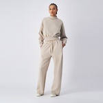 Champion Mock Turtle Neck Long Sleeves Kadın Krem Sweatshirt