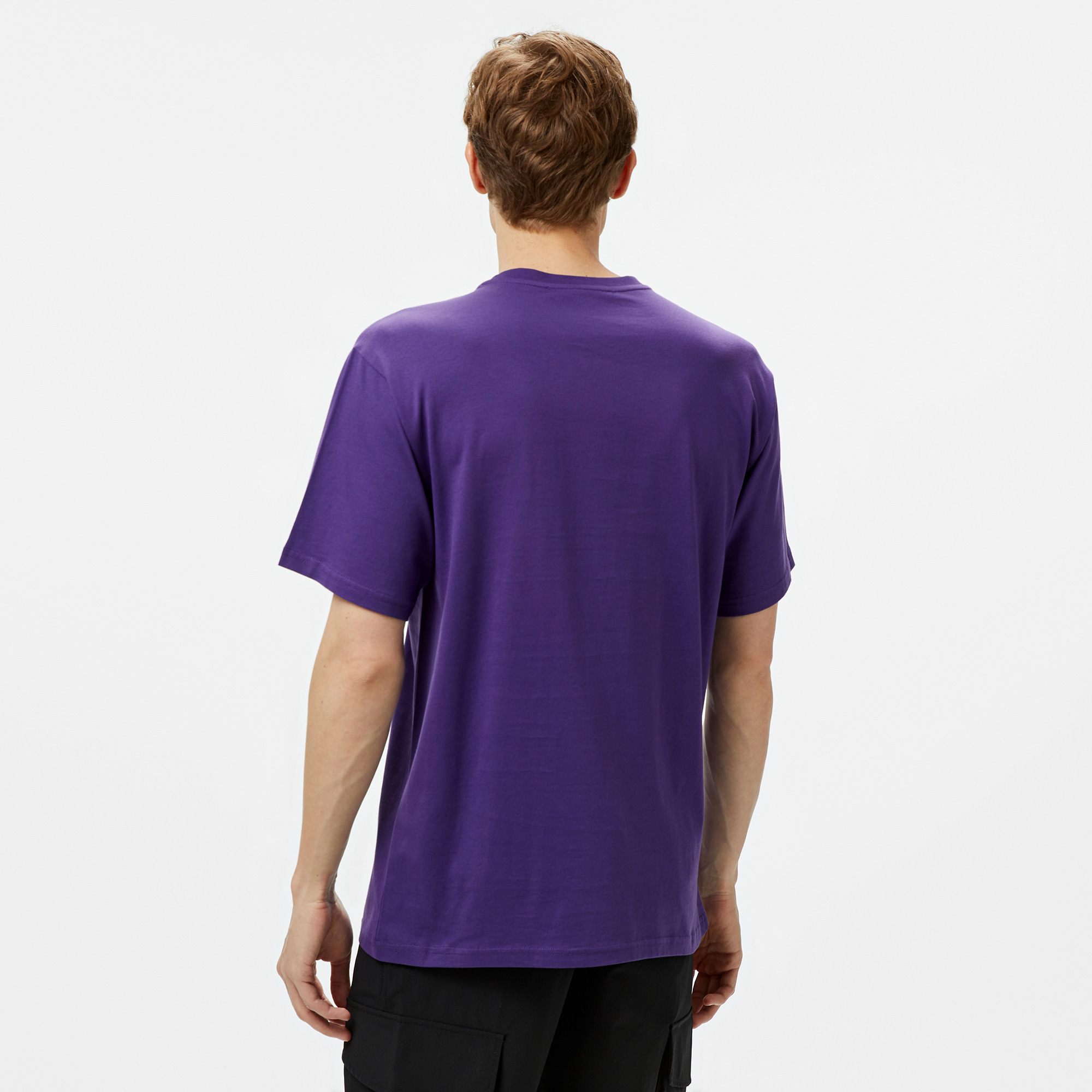 Les Benjamins Sleeve 303 Erkek Mor T-Shirt