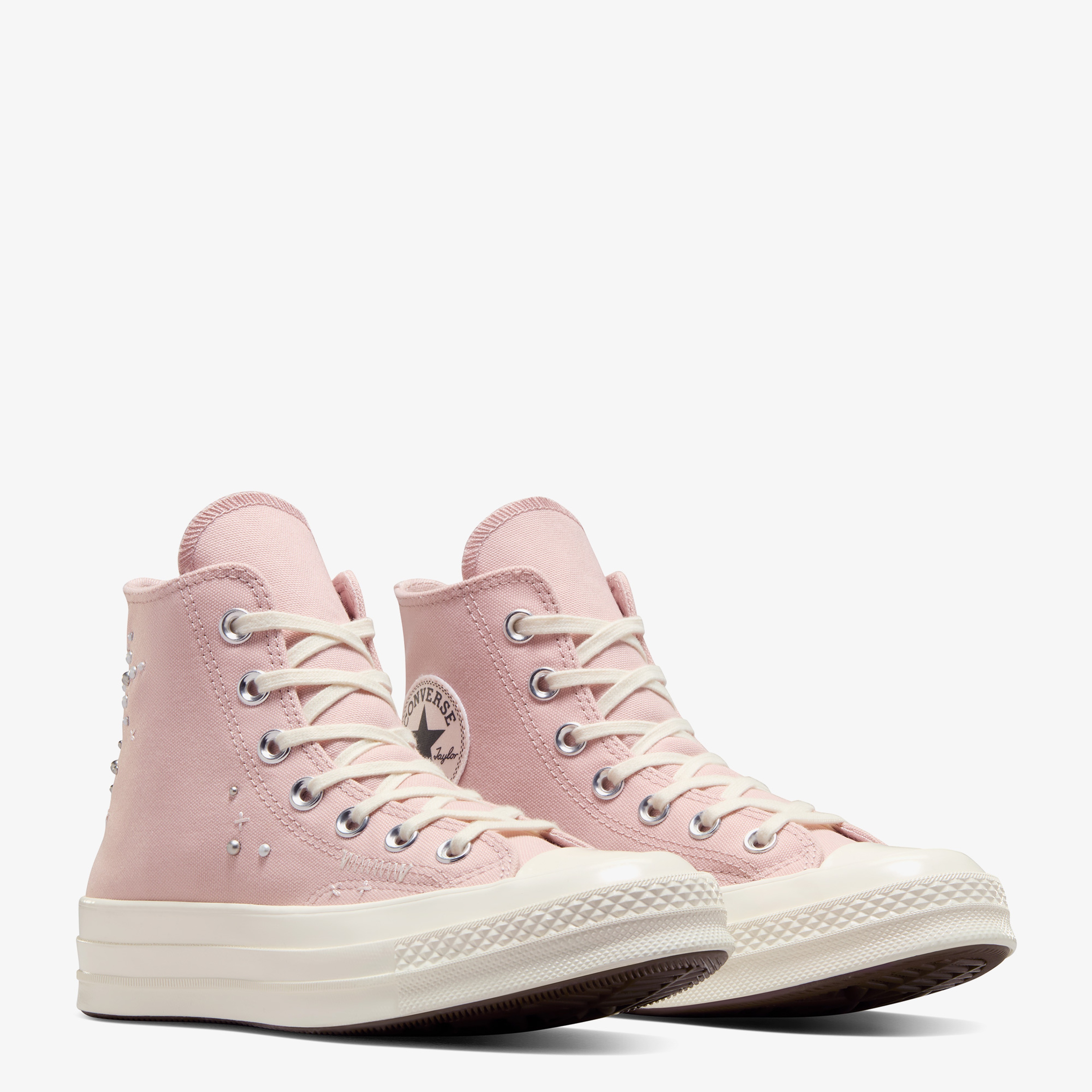 Converse Chuck 70 Pearls & Studs High Top Unisex Pembe Sneaker