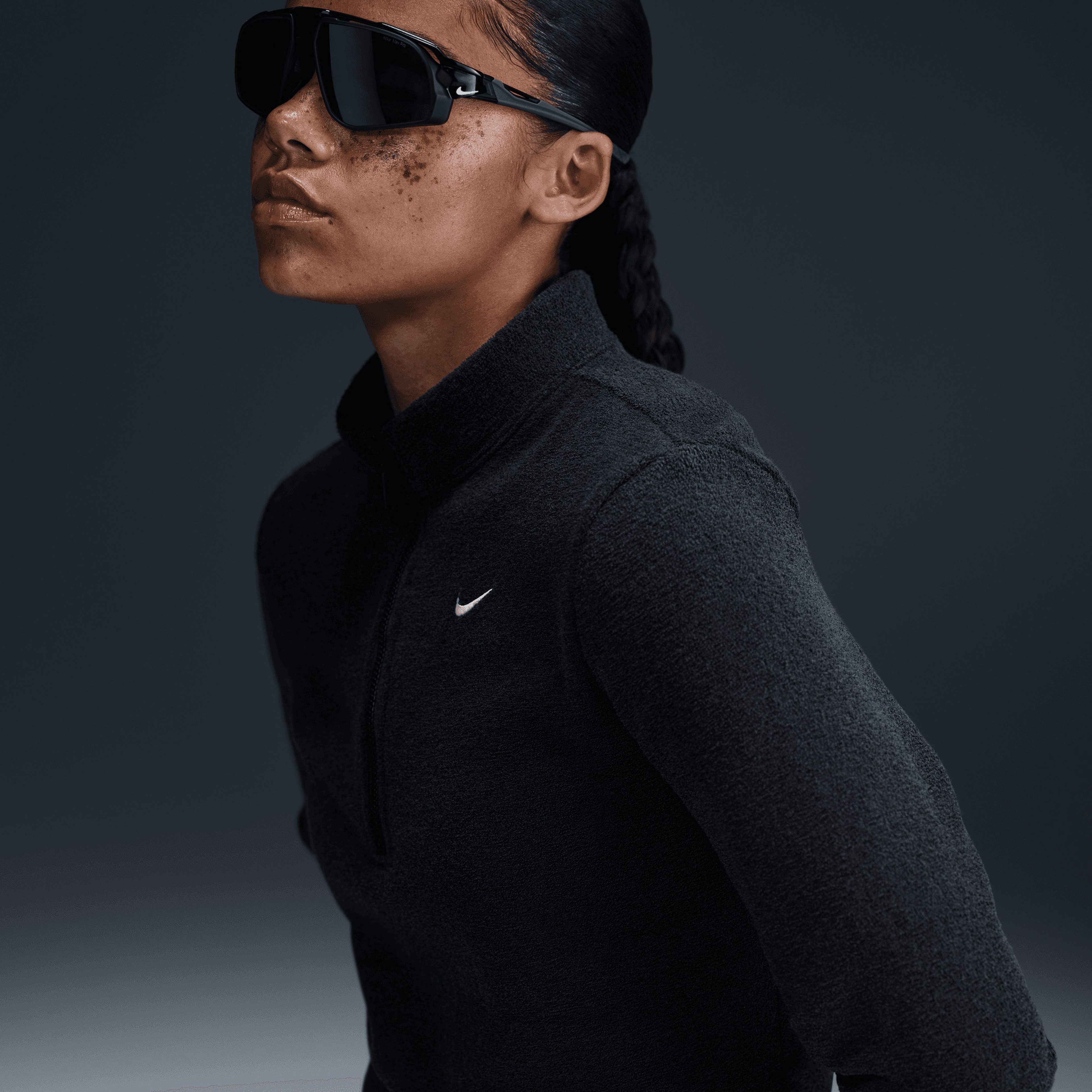 Nike Sportswear Phoenix Plush Kadın Siyah Sweatshirt