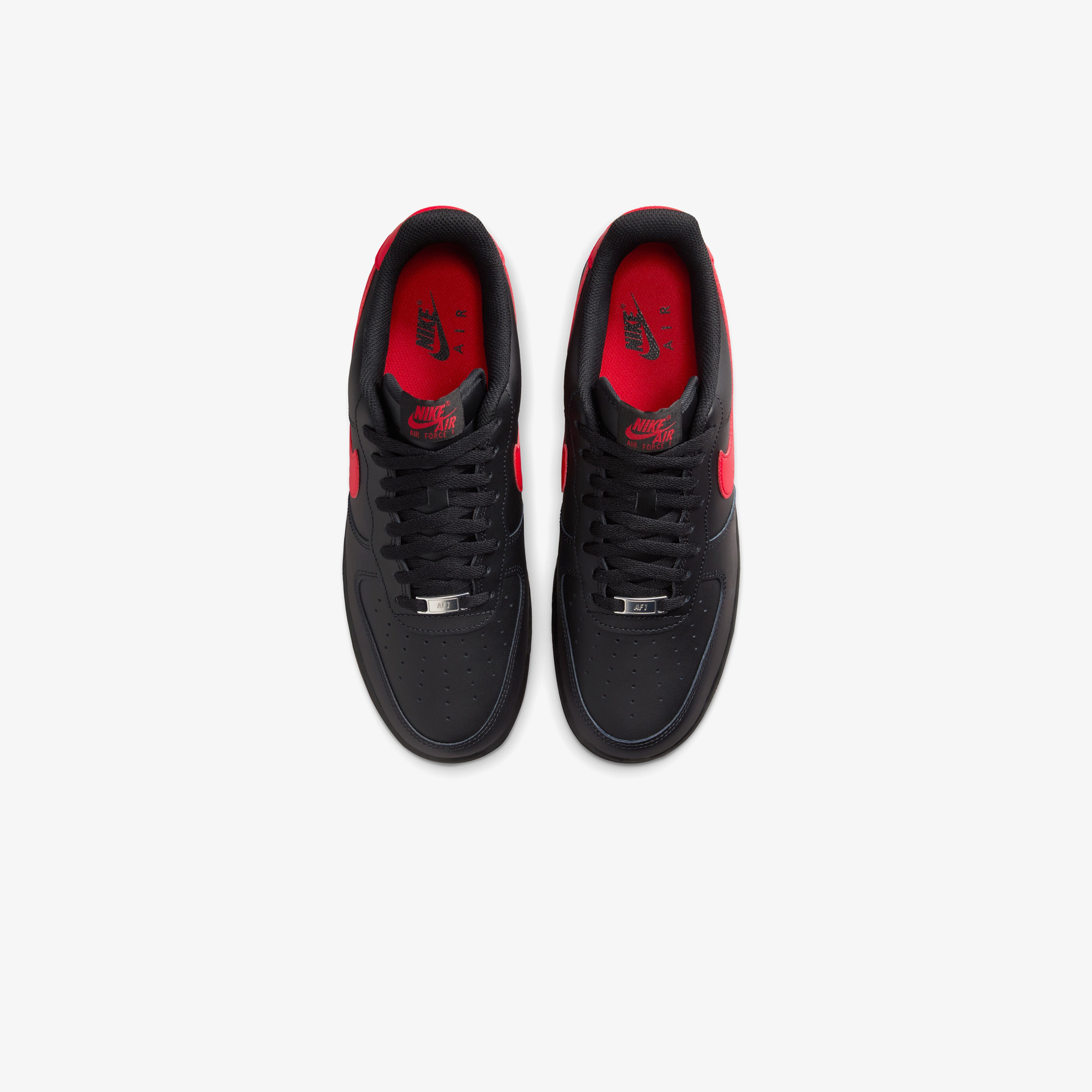 Nike Air Force Low 1 'Bred' Erkek Siyah Sneaker
