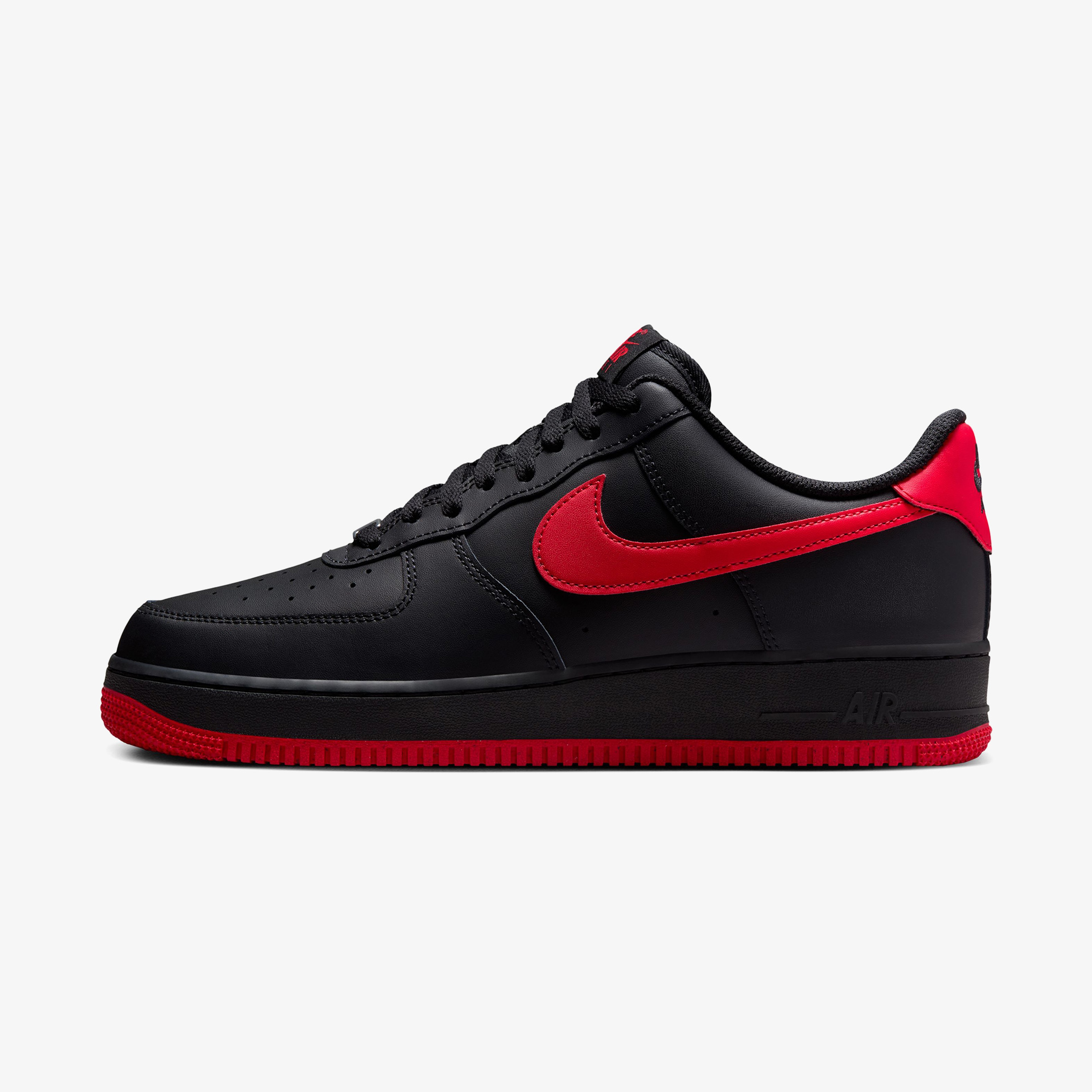 Nike Air Force Low 1 'Bred' Erkek Siyah Sneaker
