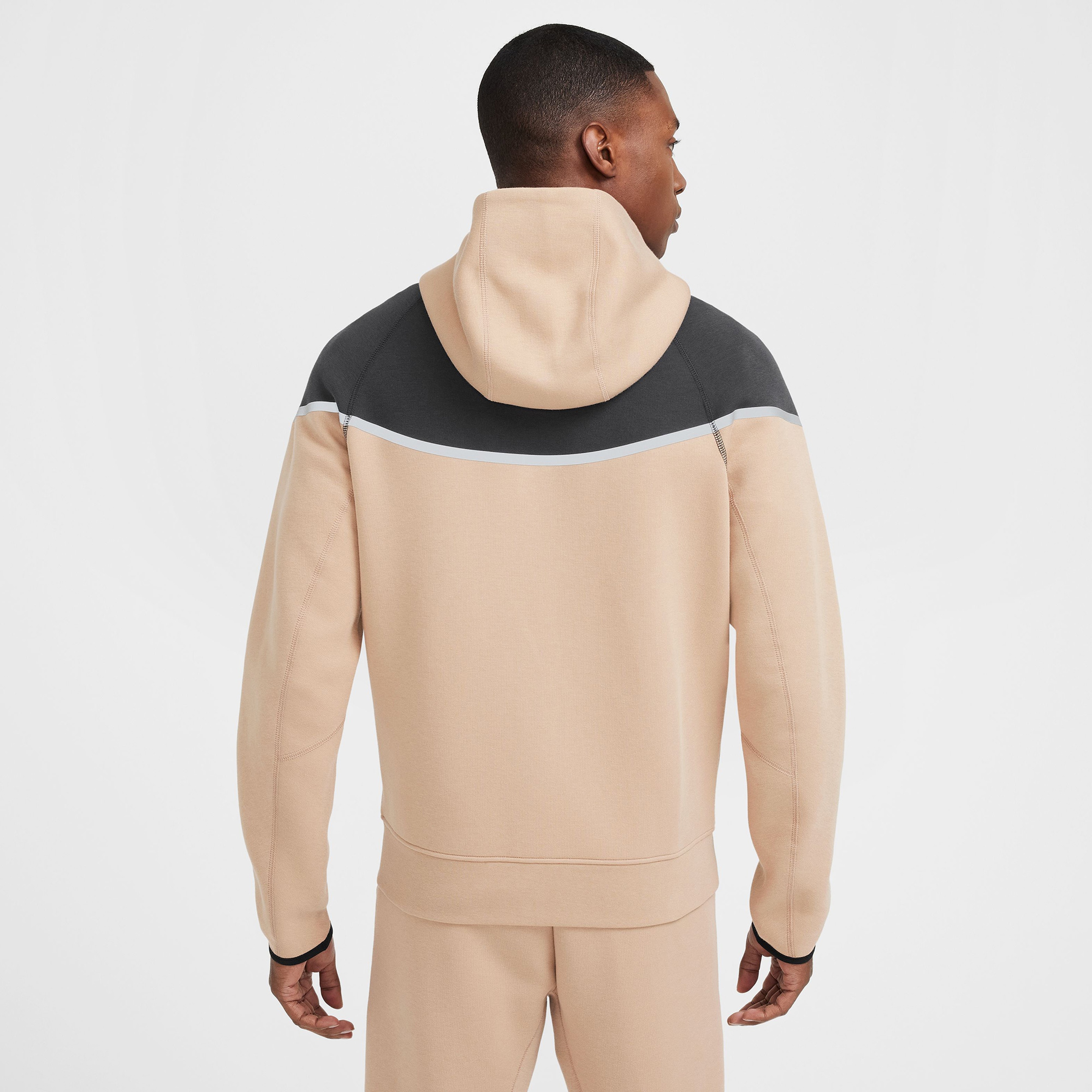 Nike Sportswear Tech Fleece Erkek Bej Sweatshirt