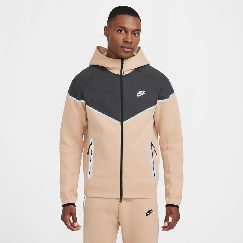 Nike Sportswear Tech Fleece Erkek Bej Sweatshirt