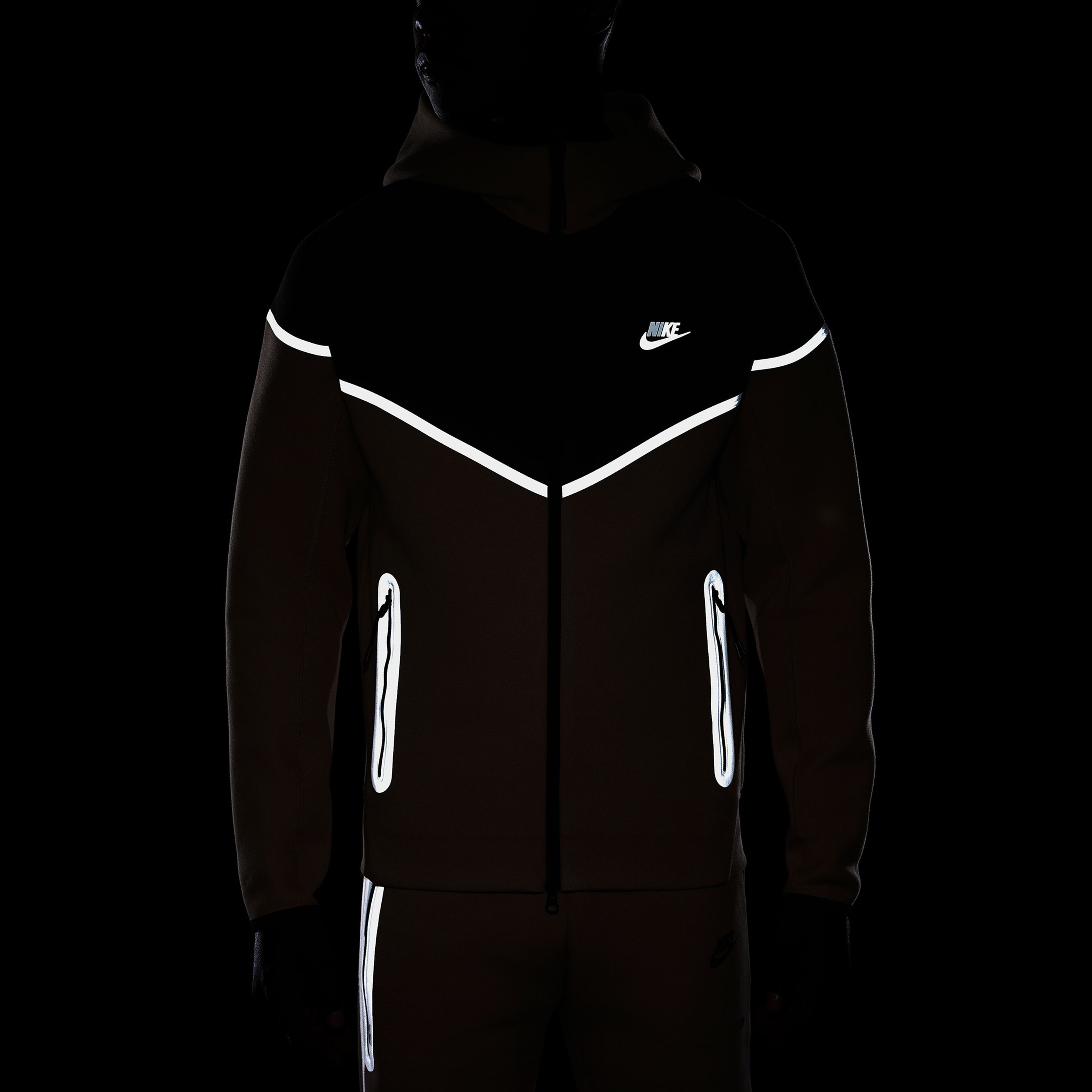 Nike Sportswear Tech Fleece Erkek Bej Sweatshirt