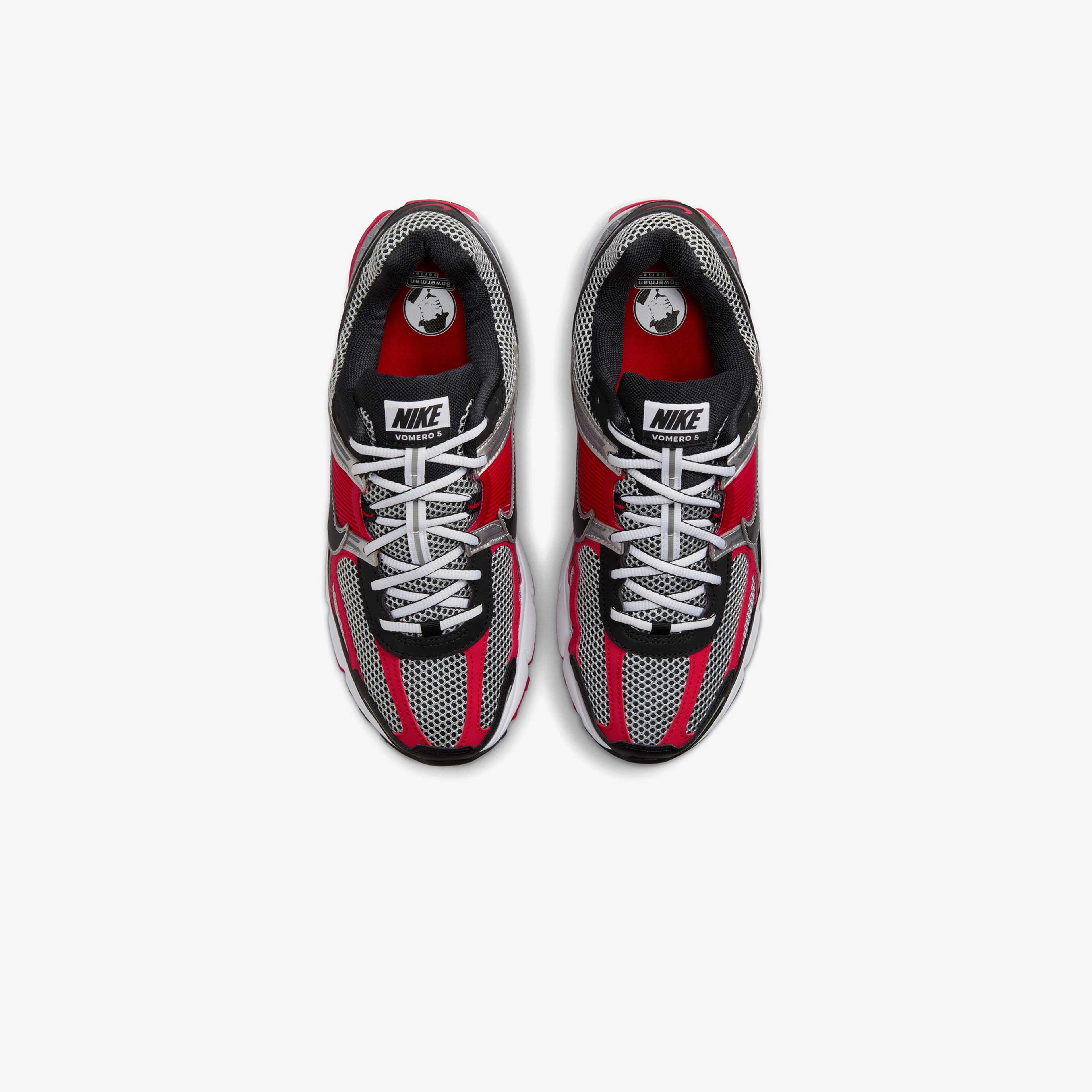 Nike Zoom Vomero 5 University Red Erkek Gri/Kırmızı Sneaker