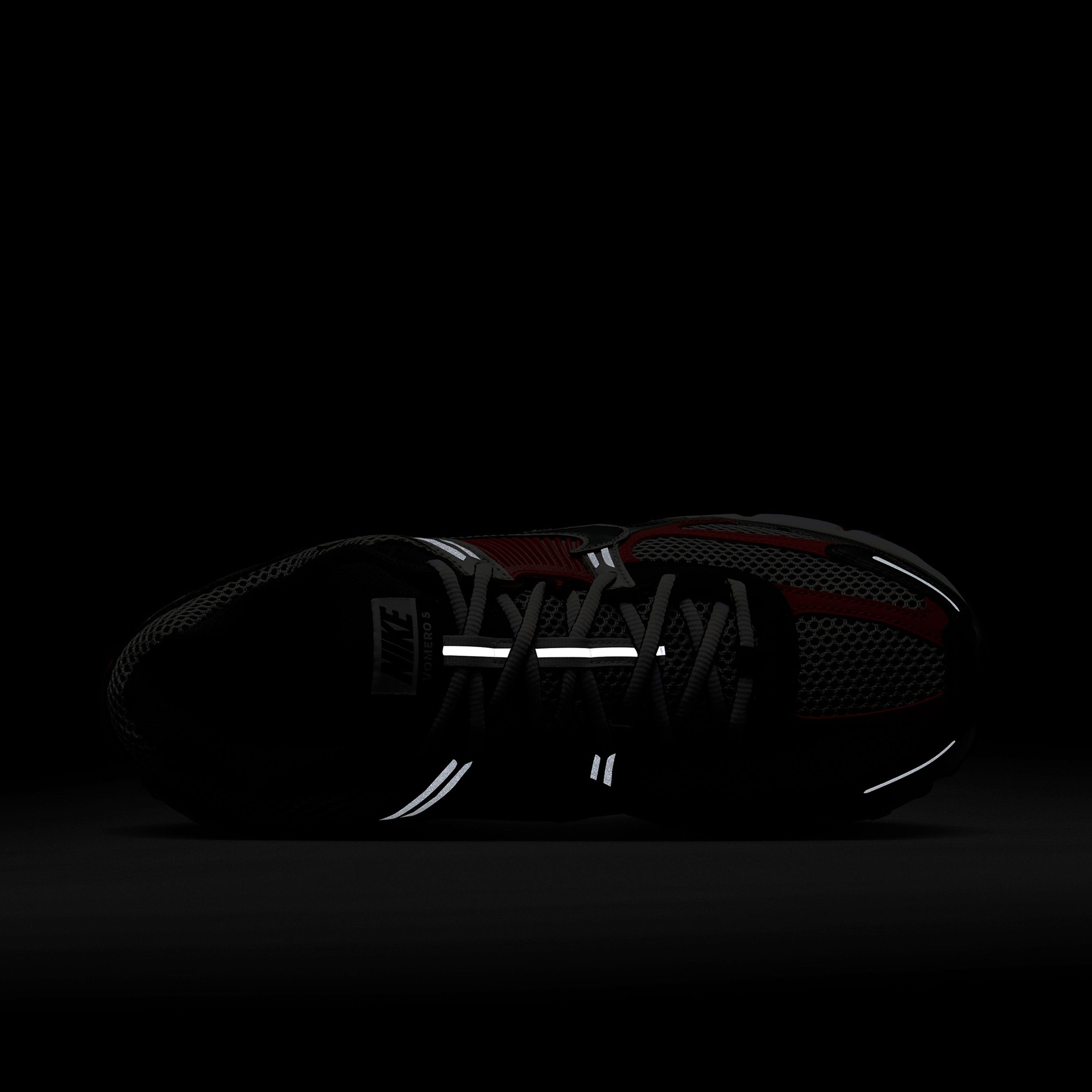 Nike Zoom Vomero 5 University Red Erkek Gri/Kırmızı Sneaker