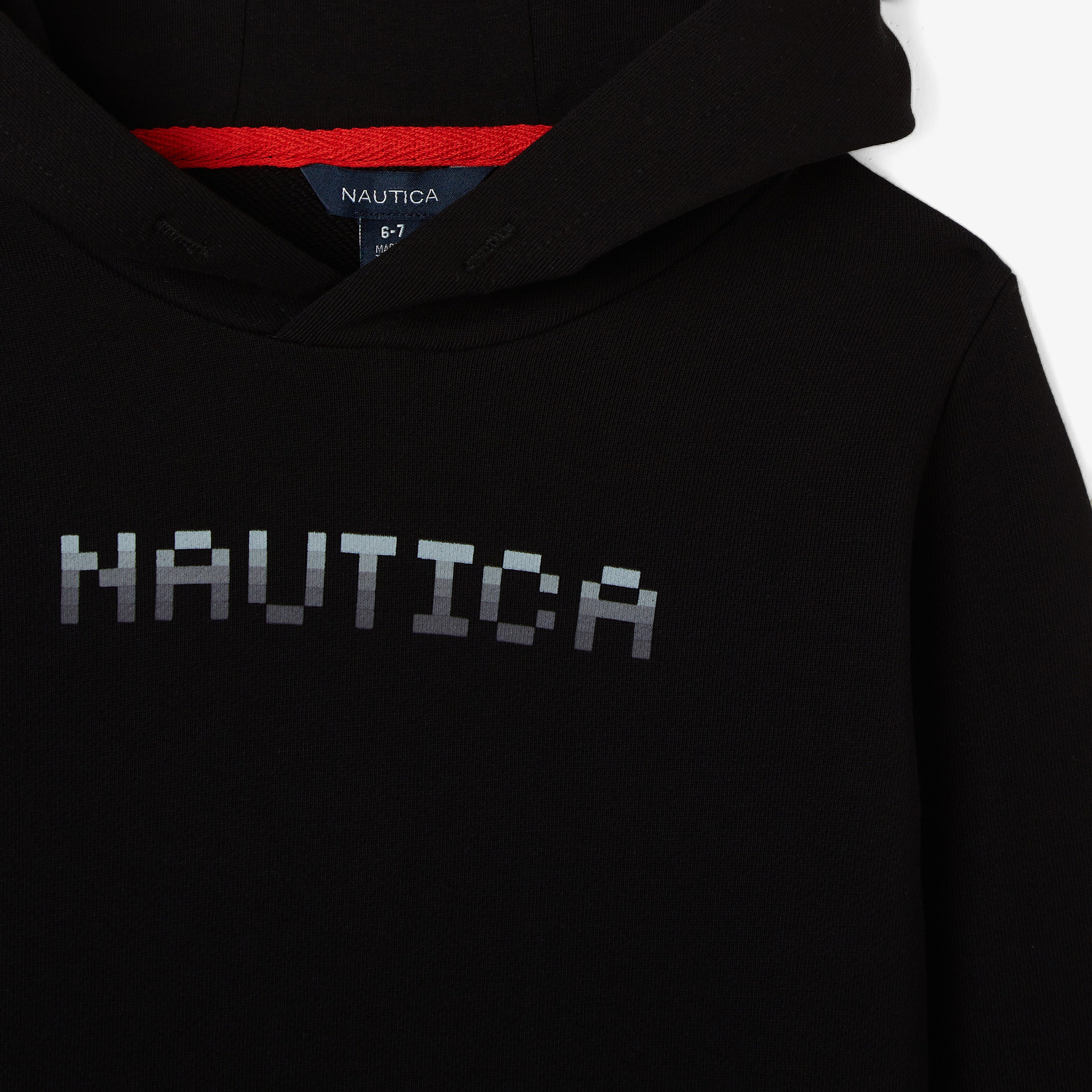 Nautica Knit Active Top Çocuk Siyah Sweatshirt