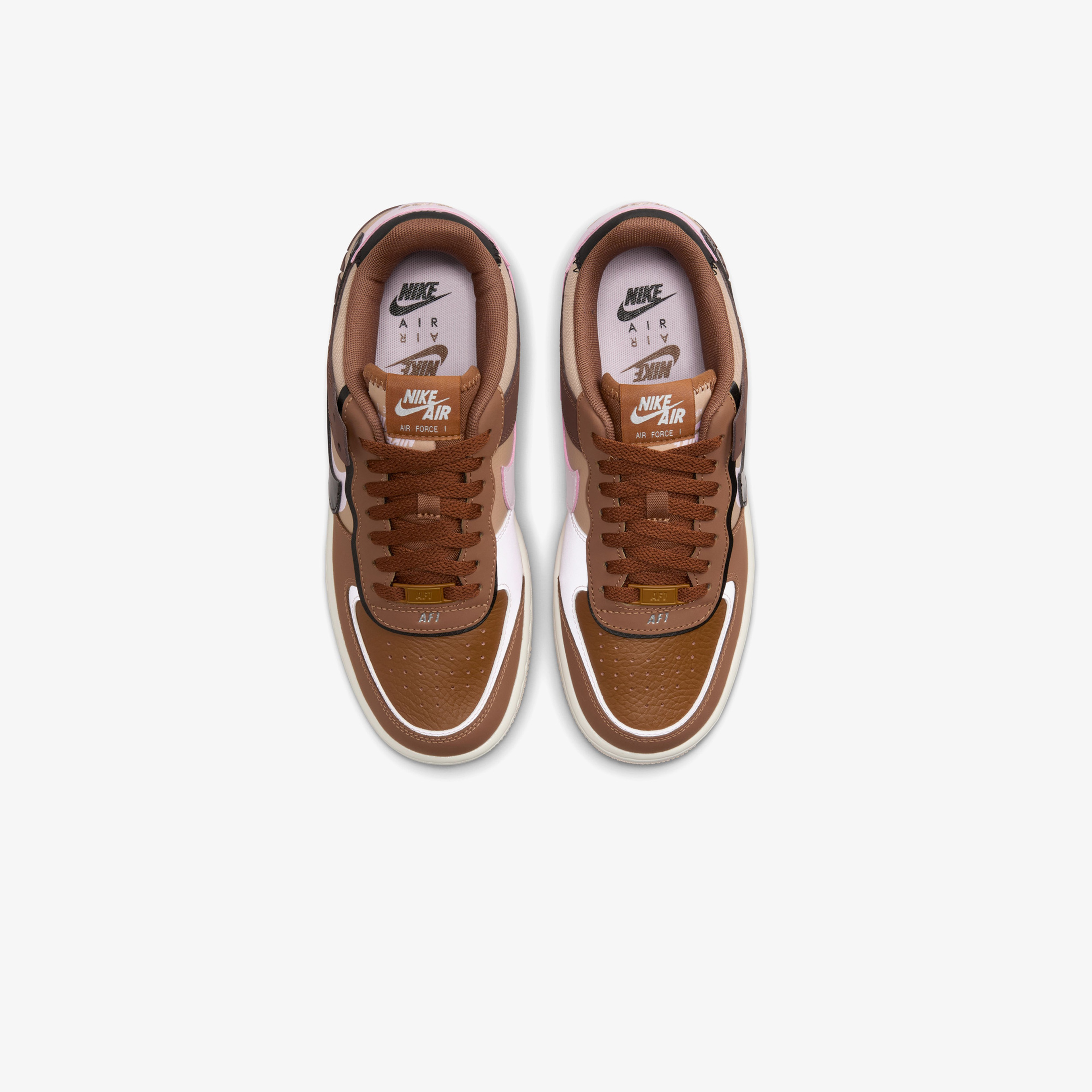 Nike Air Force Shadow "Light British" Kadın Kahverengi Sneaker