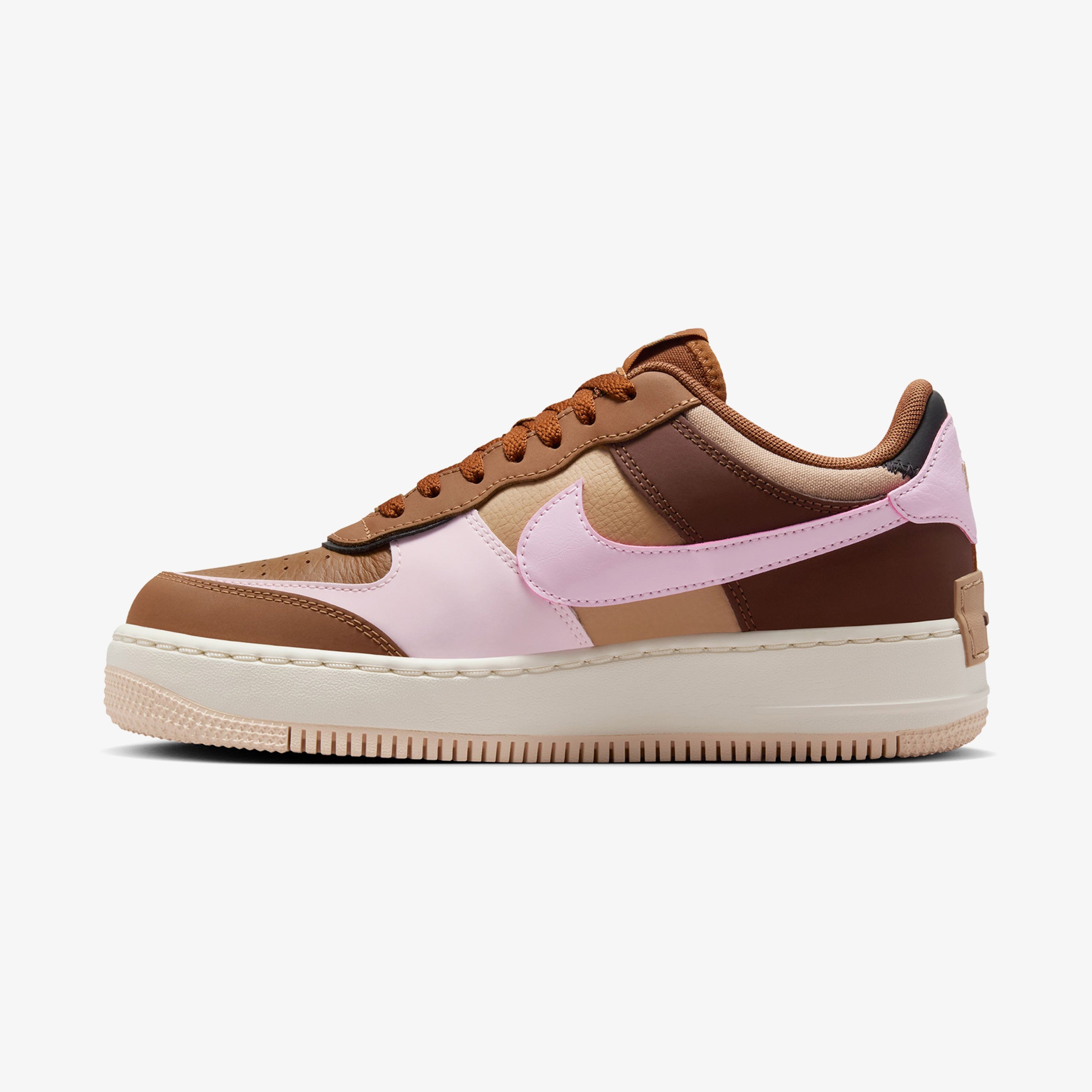 Nike Air Force Shadow "Light British" Kadın Kahverengi Sneaker