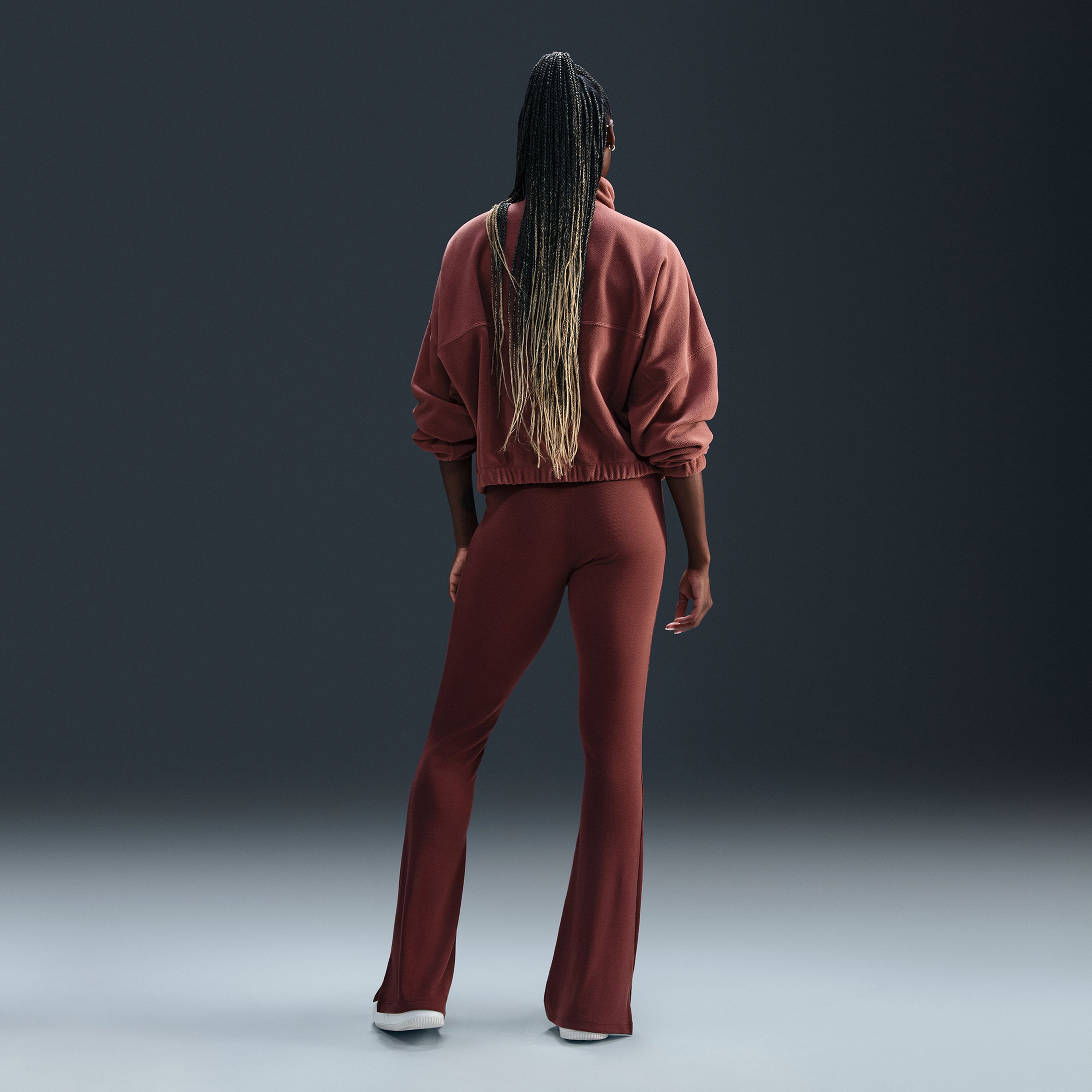 Nike Sportswear Chill Knit Kadın Kahverengi Eşofman Altı