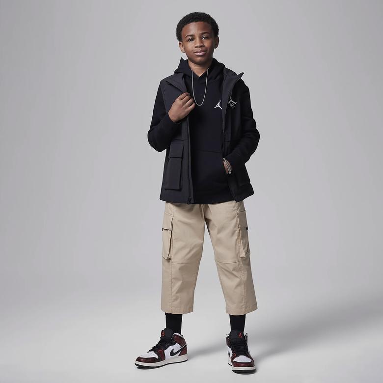 Jordan MJ Brooklyn Çocuk Siyah Günlük Sweatshirt