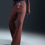 Nike Sportswear Phoenix Fleece Yüksek Belli Kadın Kahverengi Eşofman Altı