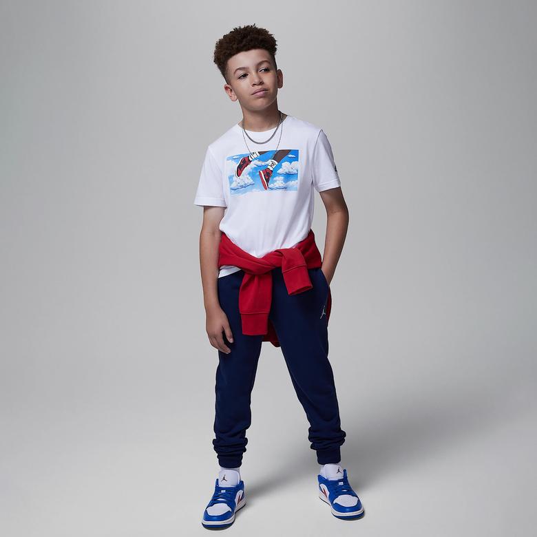 Jordan Flight Tee Çocuk Beyaz Günlük T-Shirt