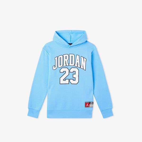 Jordan Hbr Fleece Po Çocuk Mavi Günlük Sweatshirt