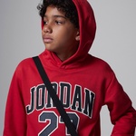 Jordan Hbr Fleece Po Çocuk Kırmızı Günlük Sweatshirt