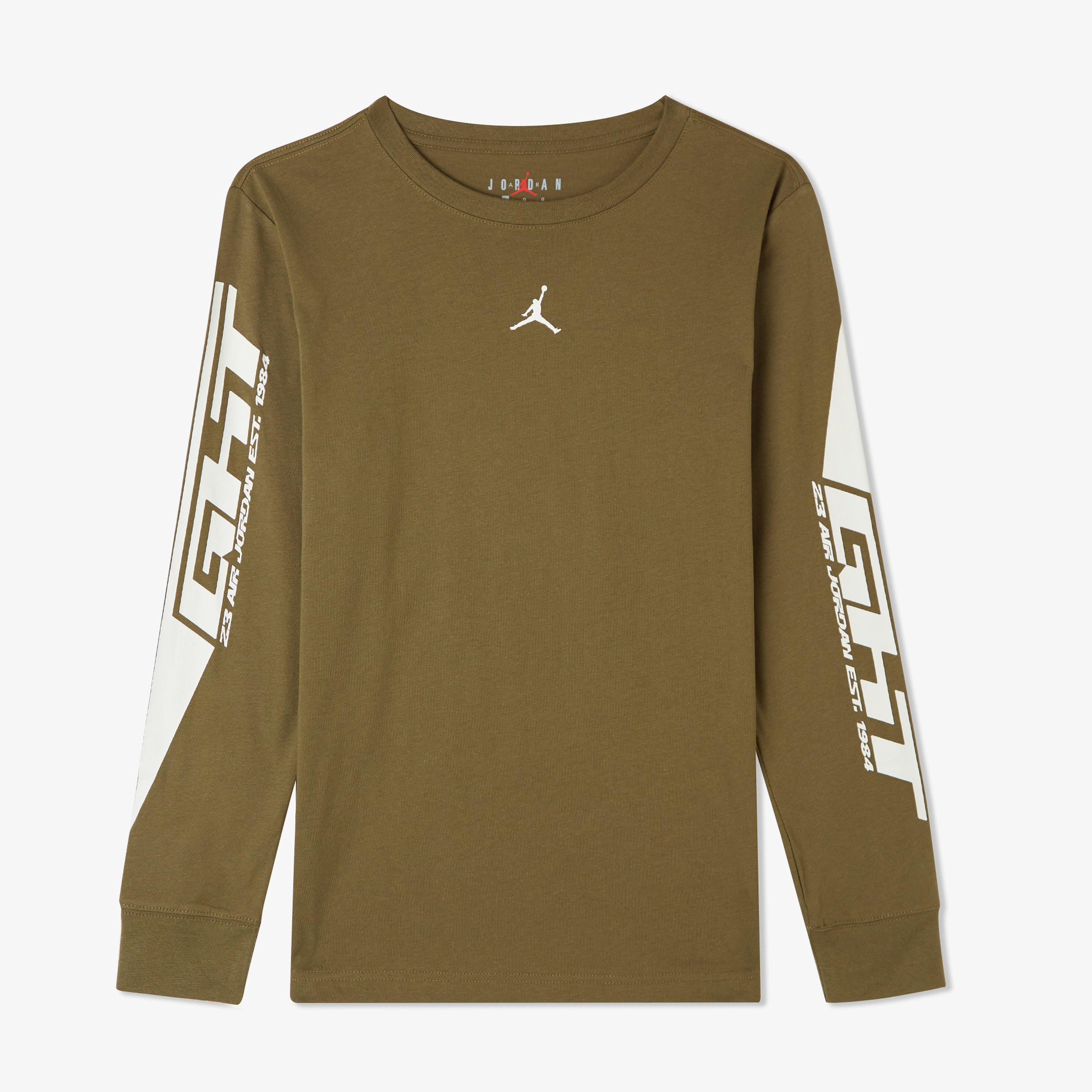 Jordan Jdb Mvp Flight Sleeve Ls Çocuk Yeşil T-Shirt