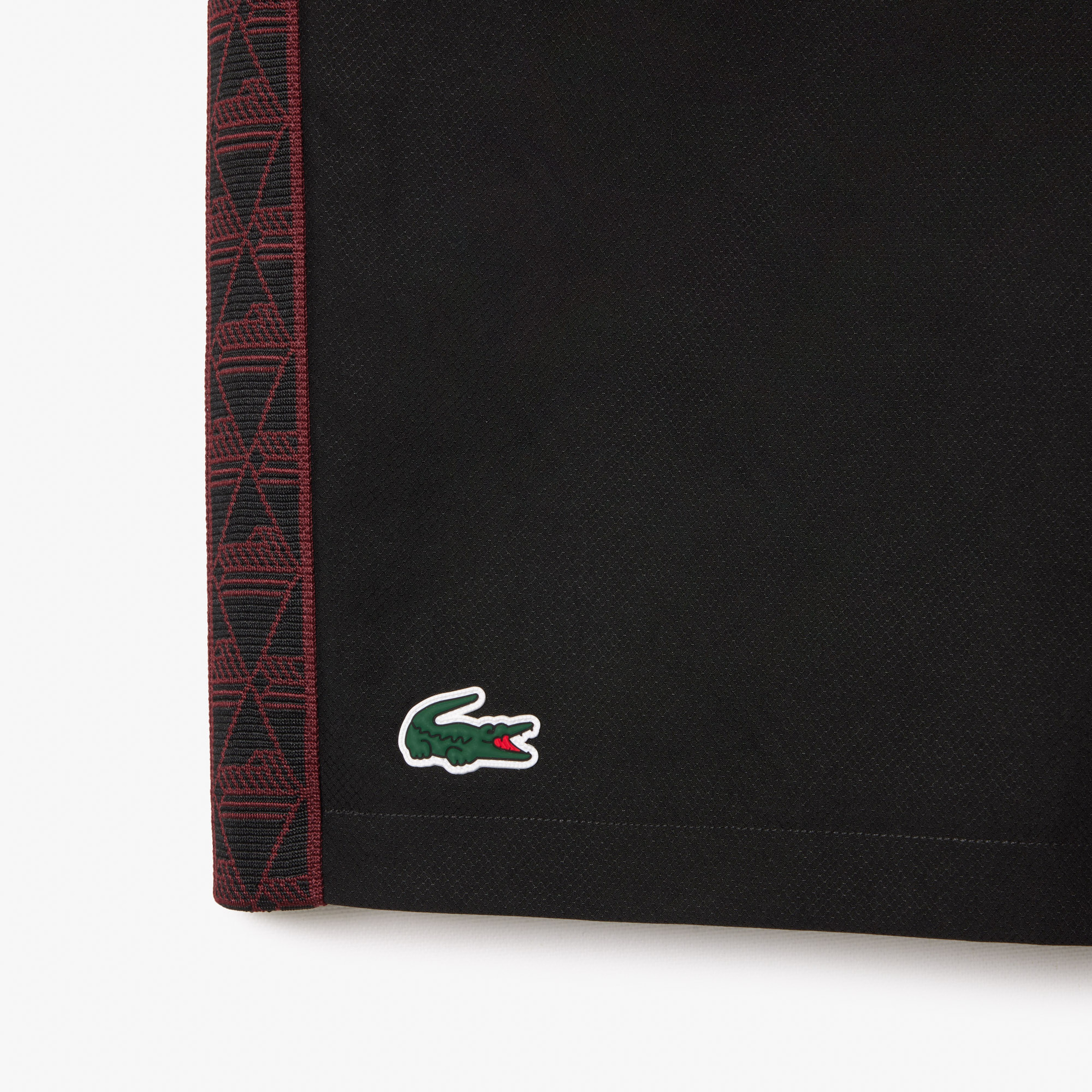 Erkek Regular Fit Baskılı Siyah Şort