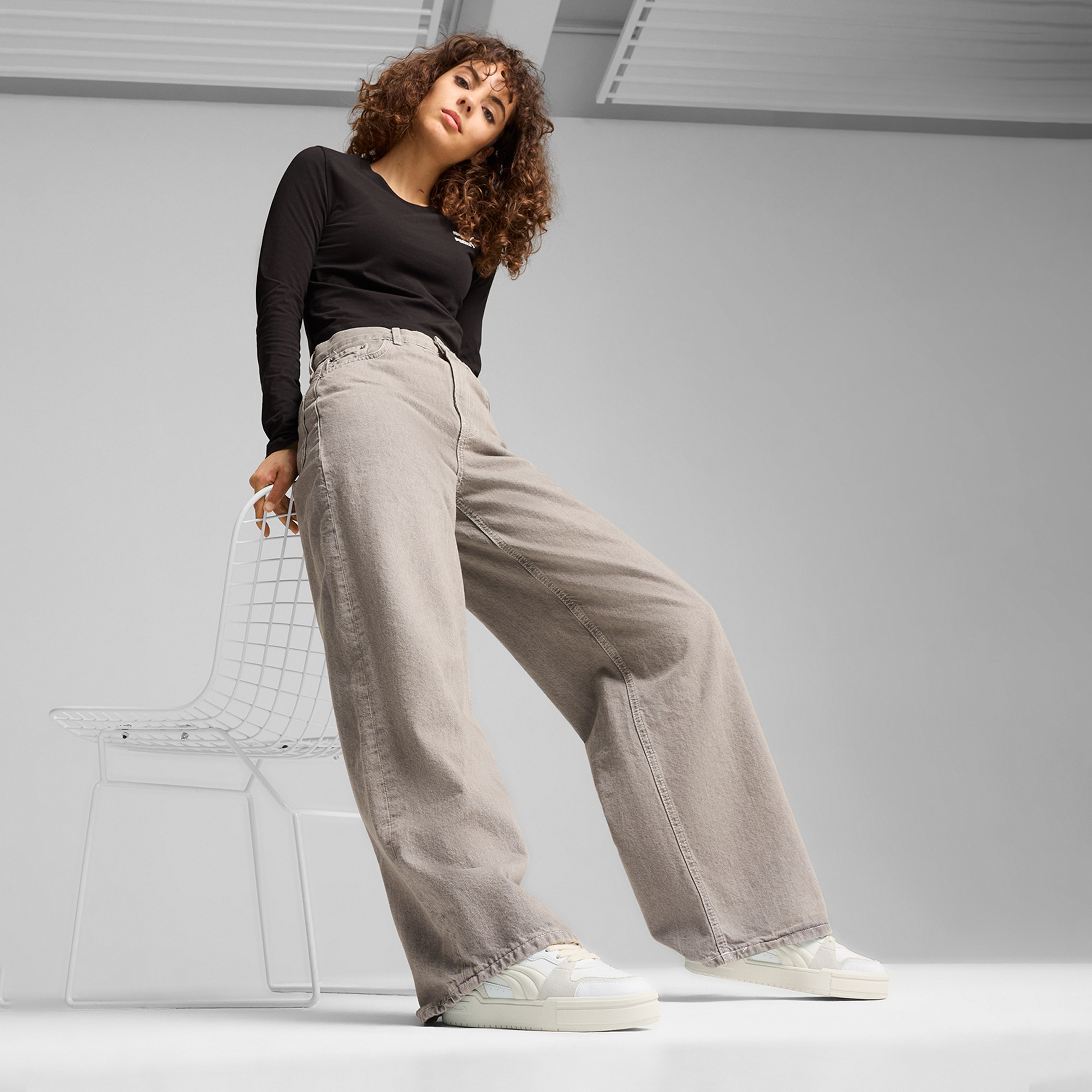 PUMA CA Pro Lux III Winter Volume Kadın Krem Spor Ayakkabı