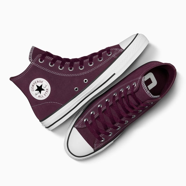 Converse Chuck Taylor All Star Pro Unisex Mor Süet Sneaker - Görsel 8