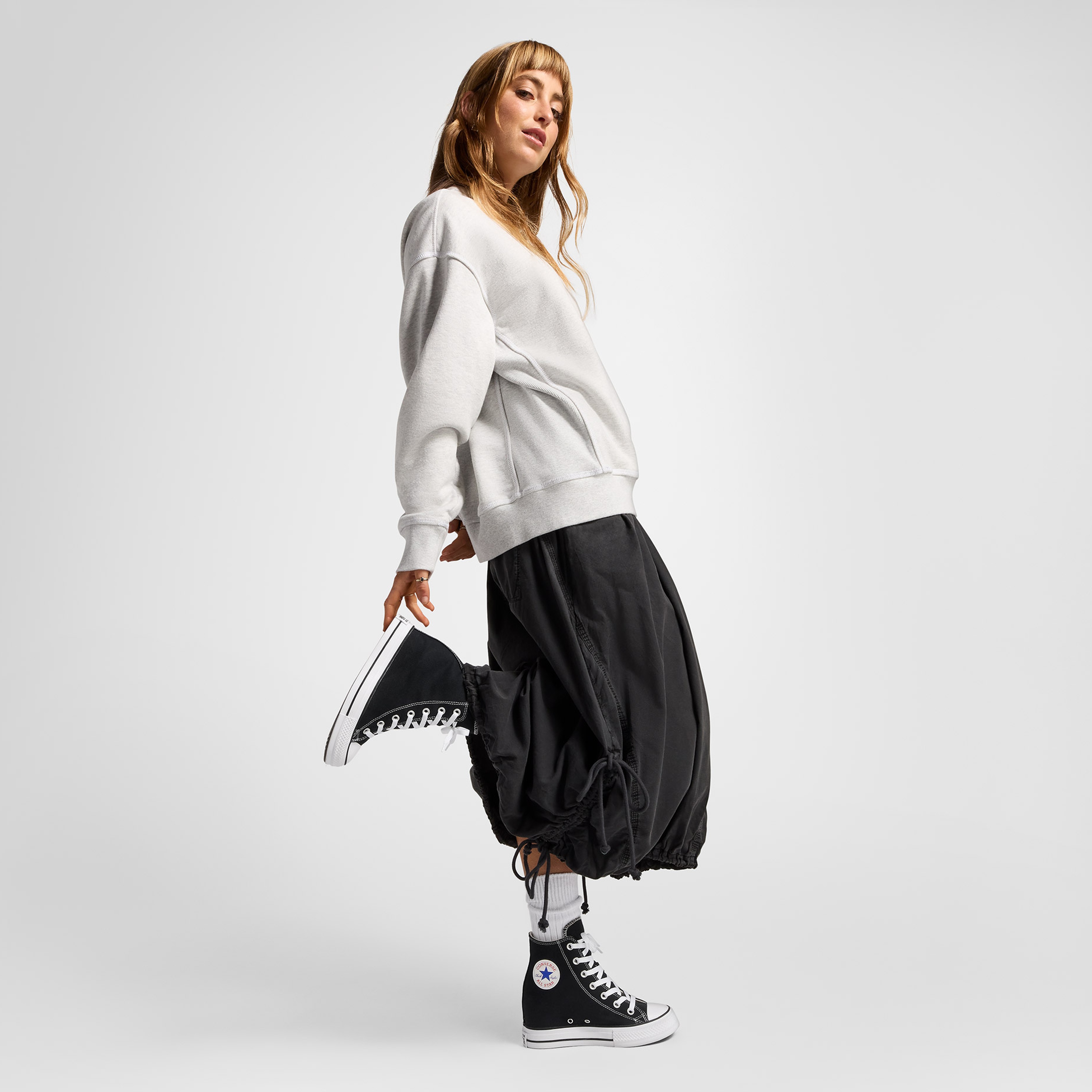 Converse Chuck Taylor All Star Wedge Unisex Siyah Platform Sneaker