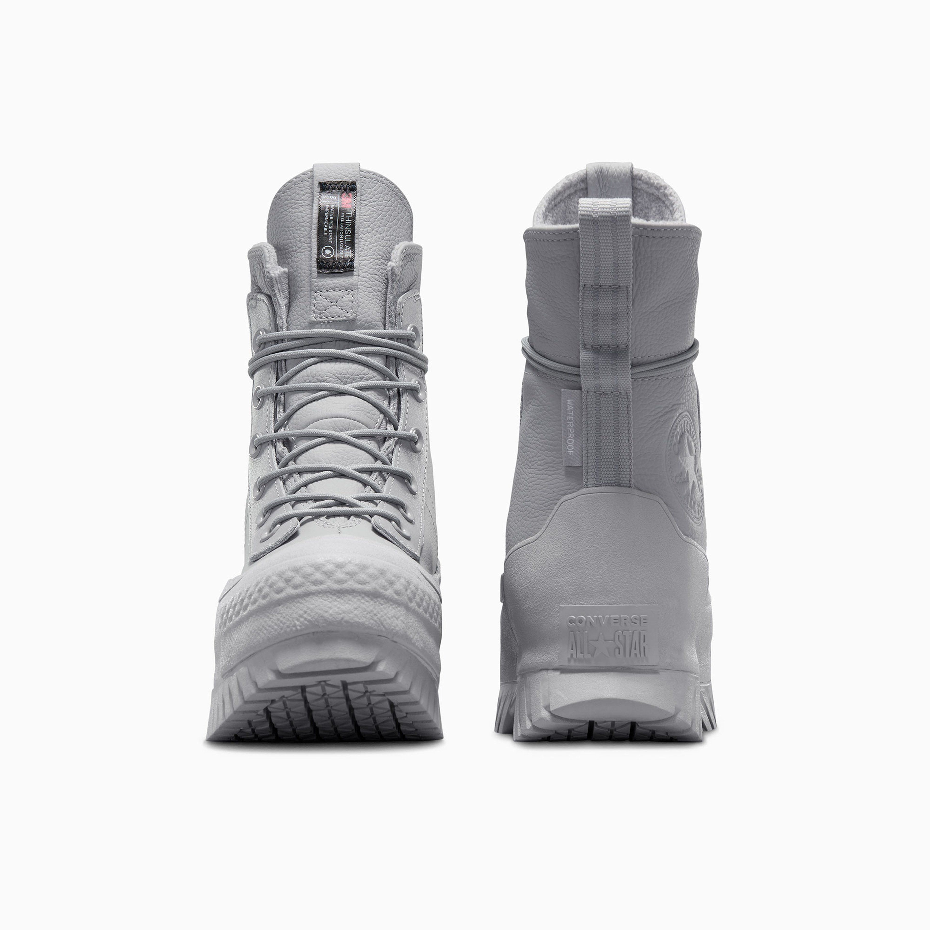 Converse Chuck Taylor All Star Lugged 2.0 CC Unisex Gri Deri Platform Bot