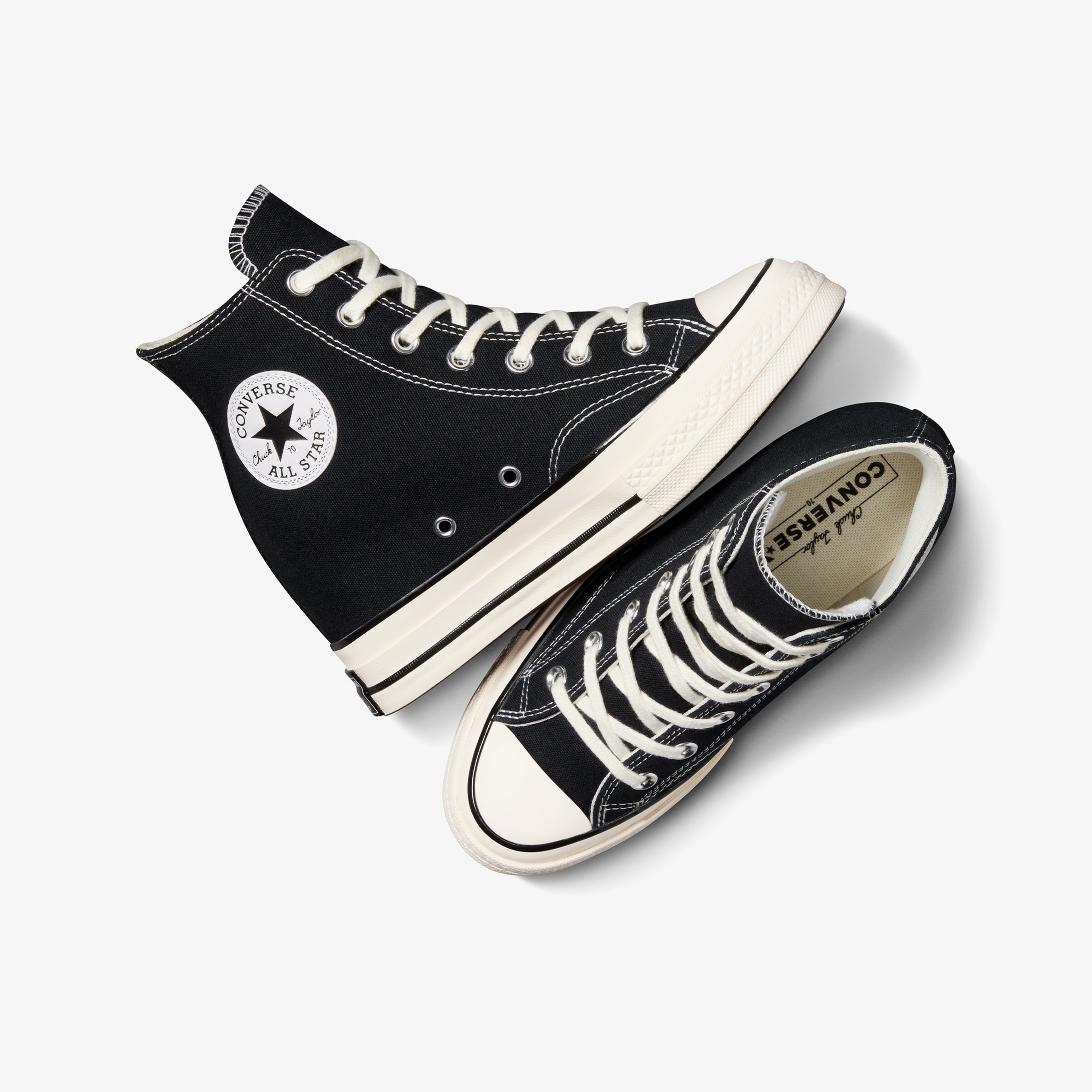 Converse Chuck 70 Wedge Unisex Siyah Platform Sneaker