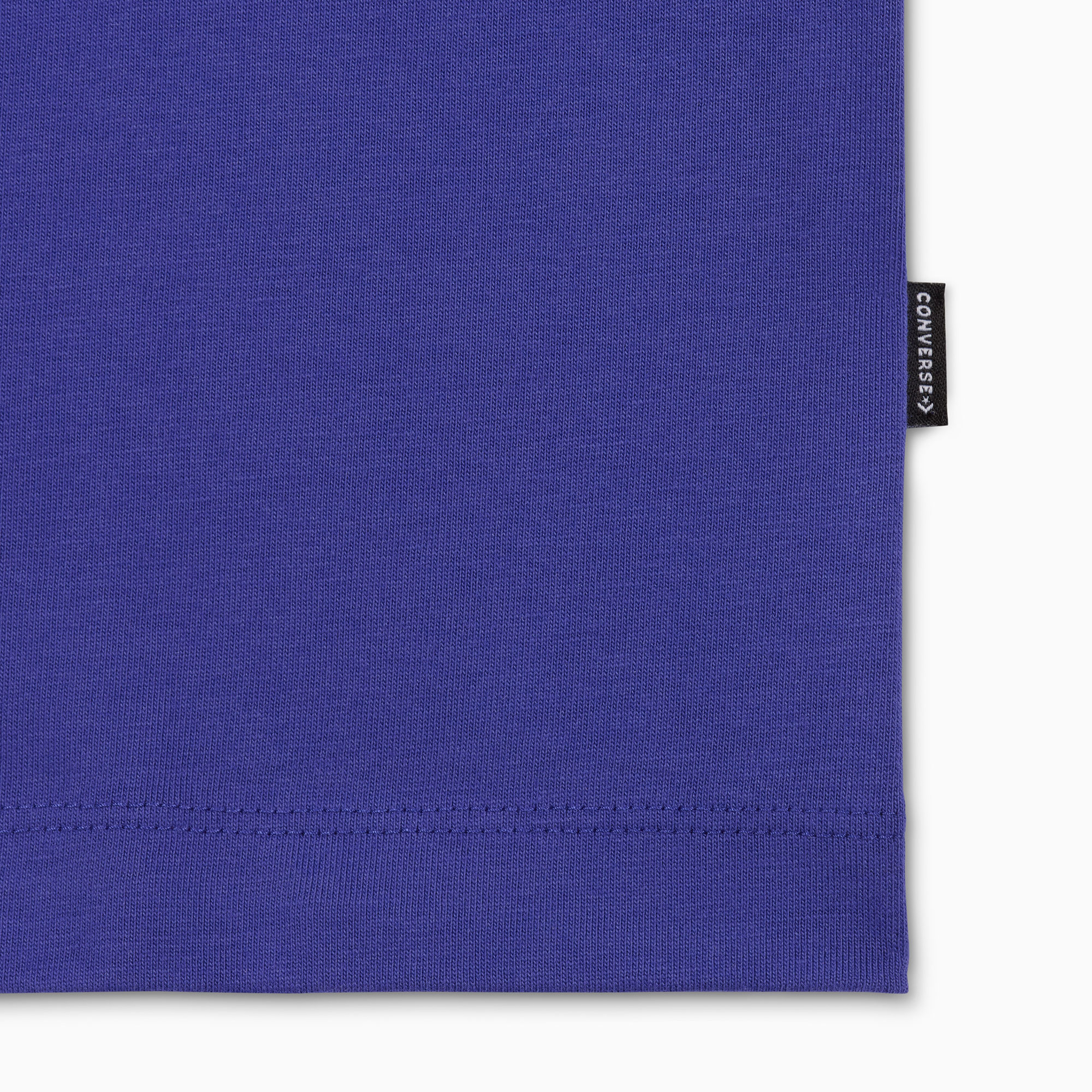 Converse Classic Kadın Baskılı Mor T-Shirt