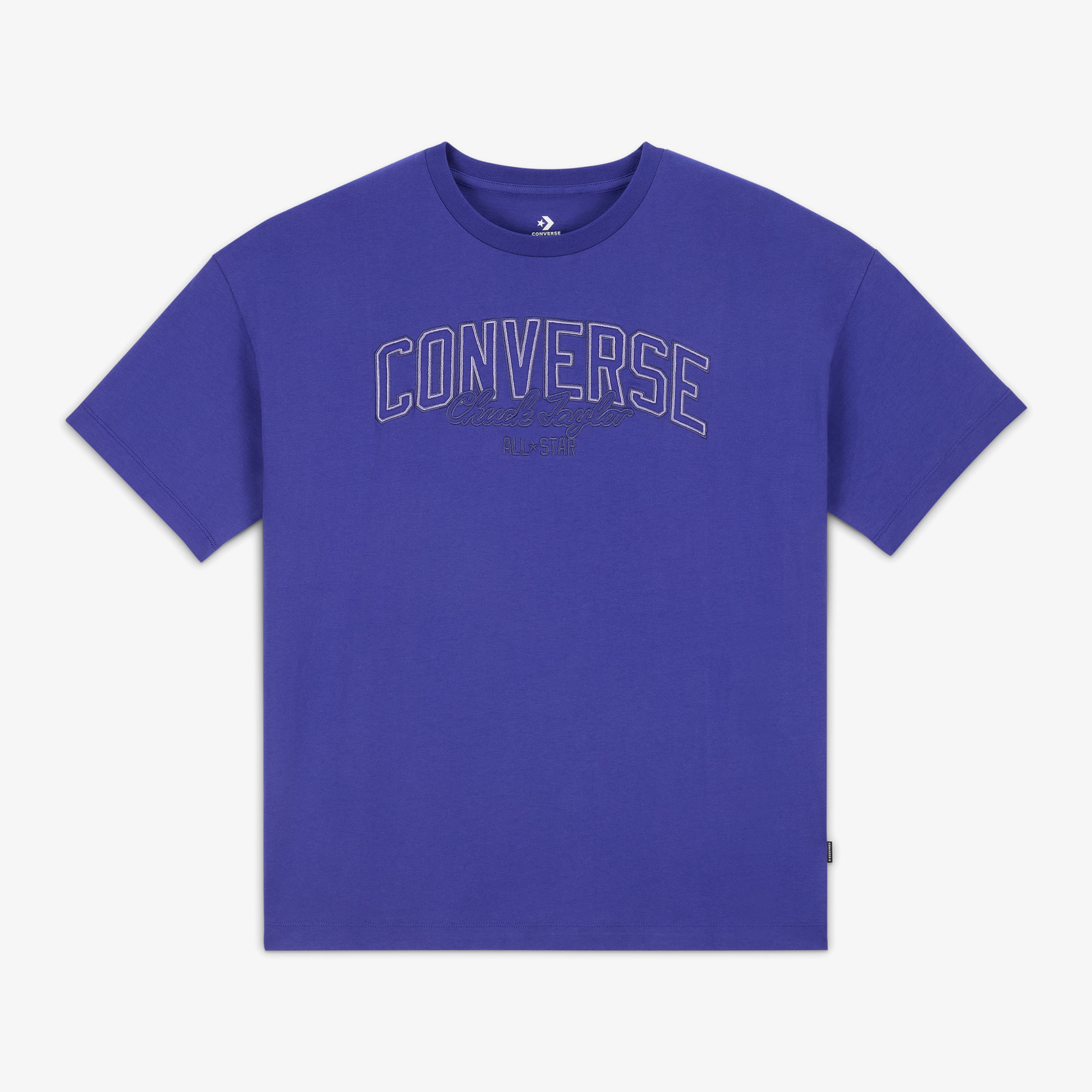 Converse Classic Kadın Baskılı Mor T-Shirt