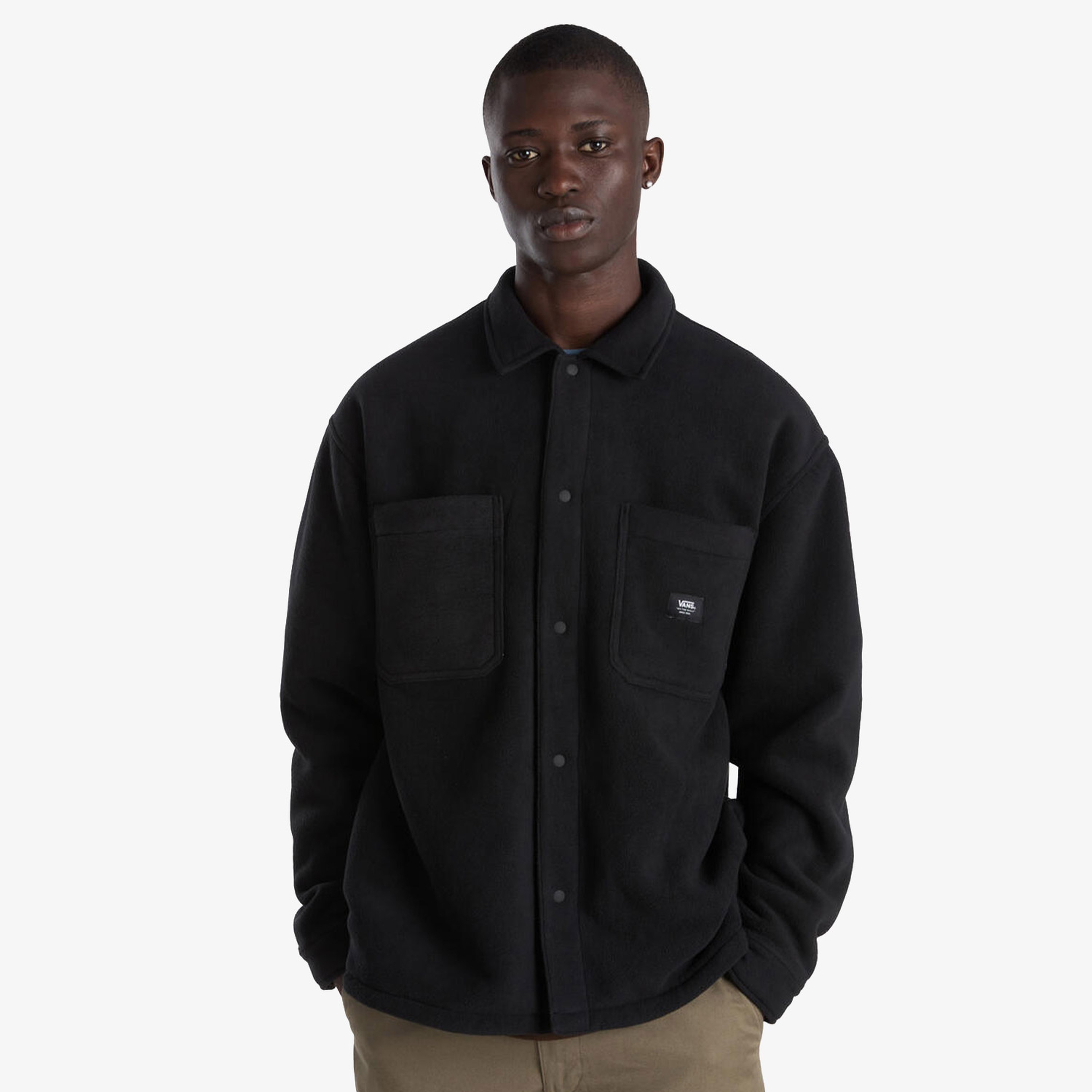 Vans Polar Fleece Erkek Siyah Ceket