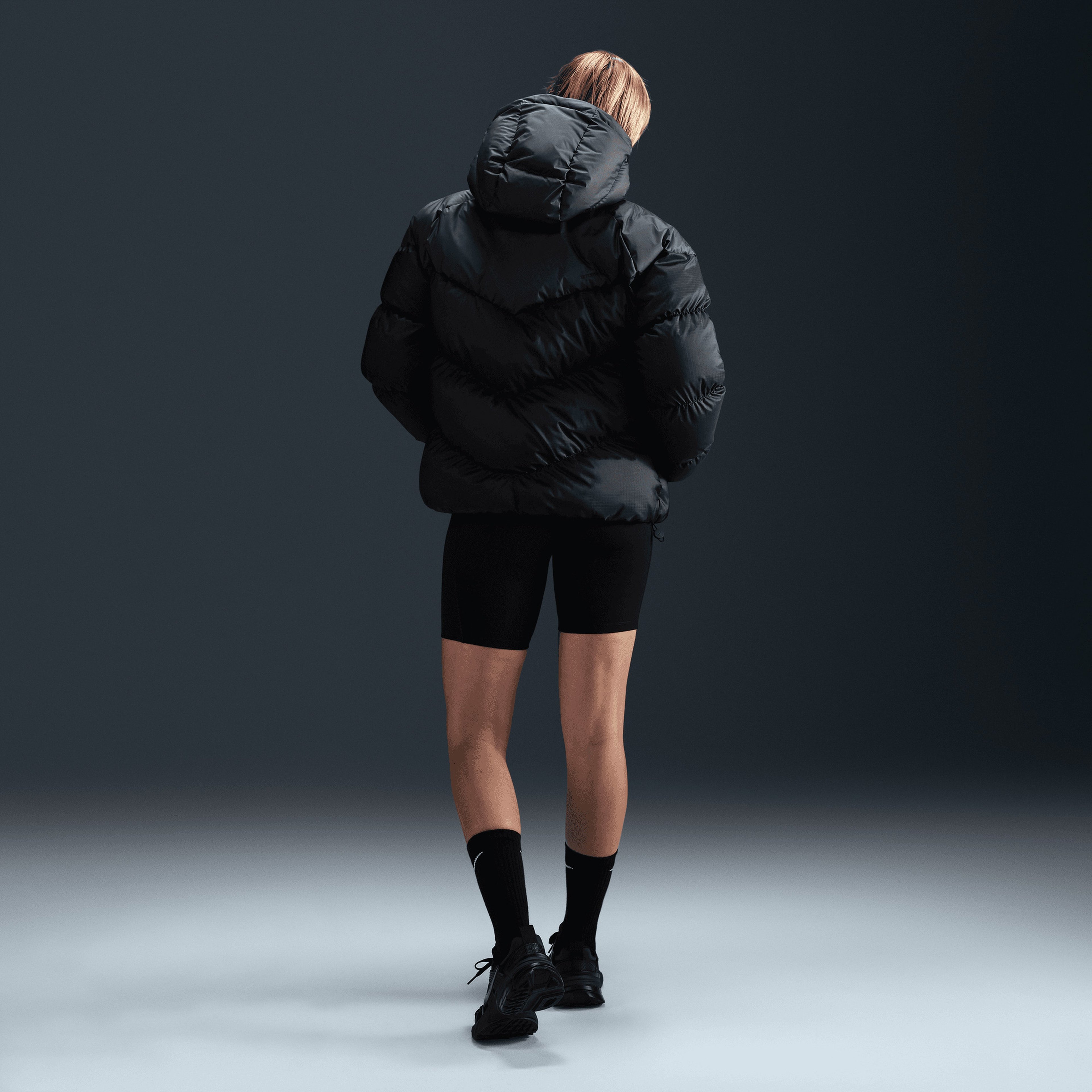 Nike Sportswear Windpuffer Wo Storm FIT Kadın Siyah Mont