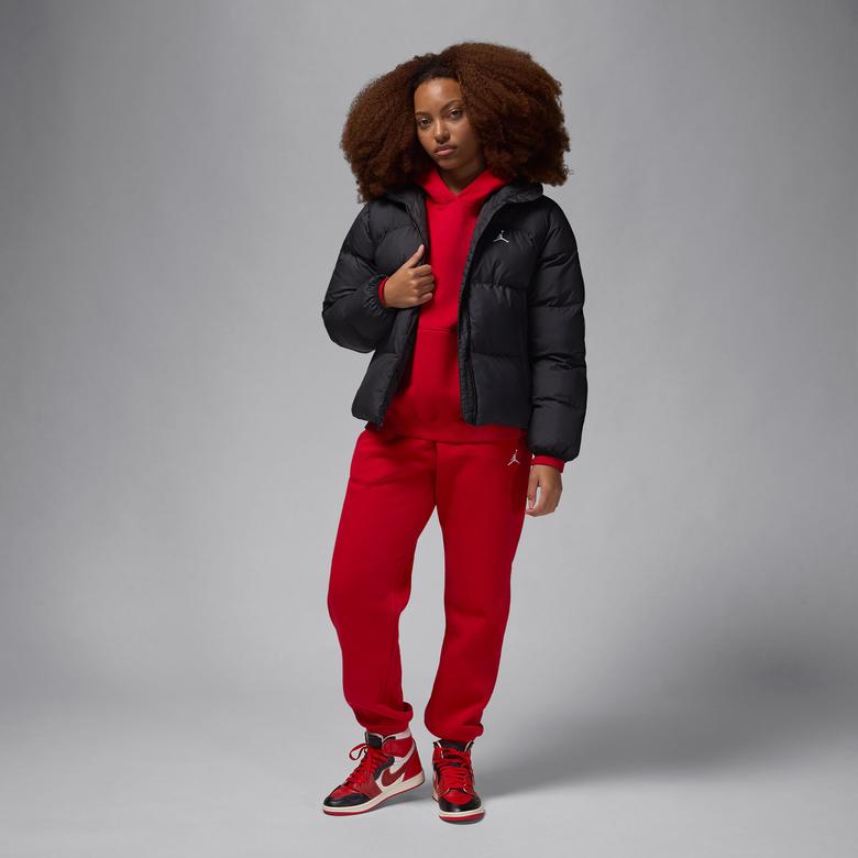 Jordan Puffer Kadın Siyah Mont