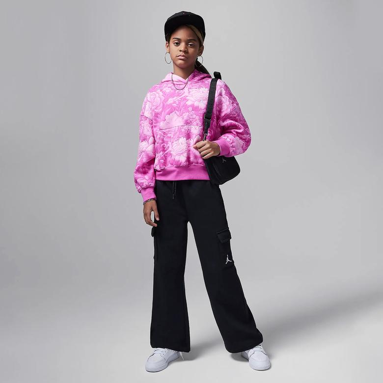 Jordan Jdg Y2K Flc Cargo Çocuk Siyah Eşofman Altı