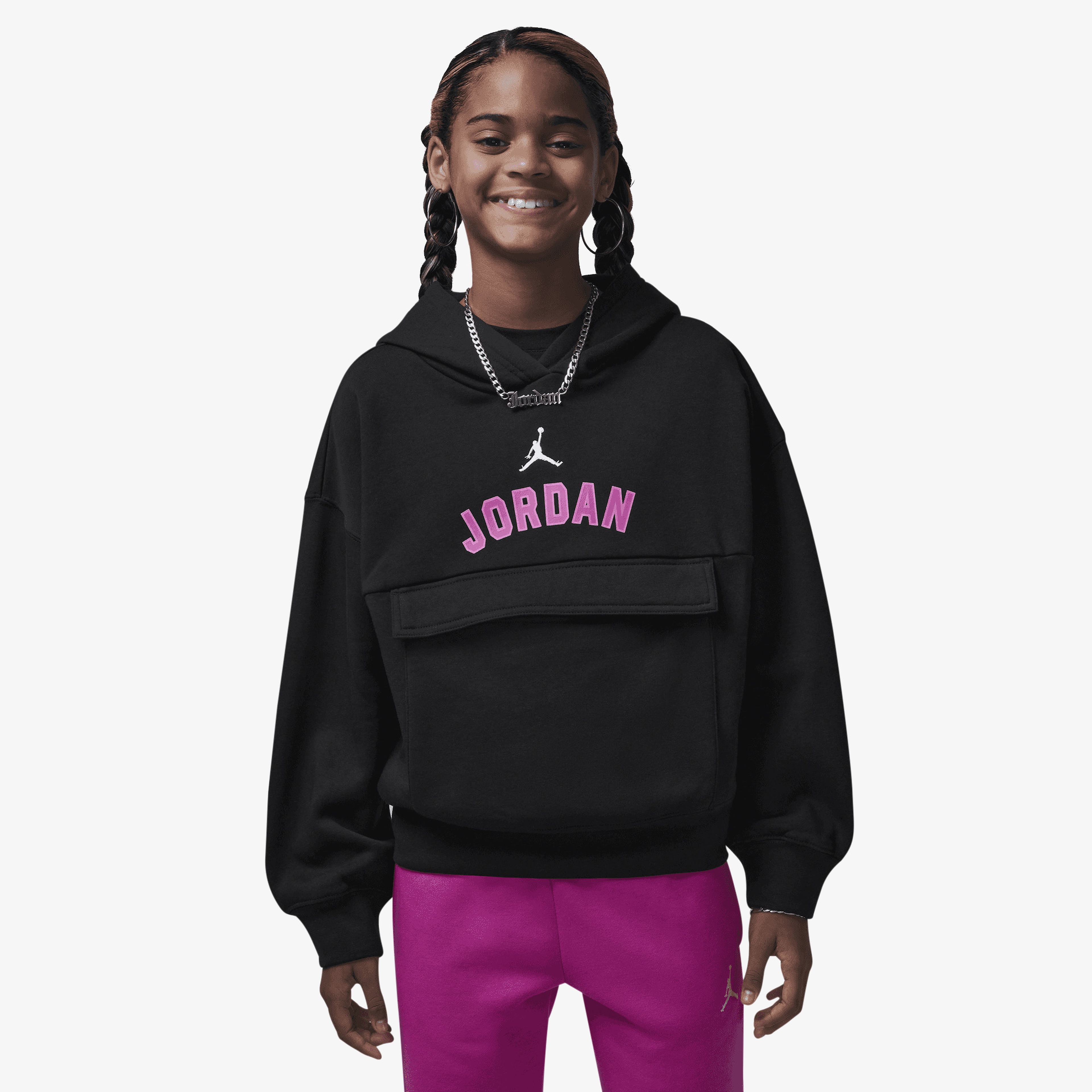 Jordan Jdg Y2K Po Çocuk Siyah Sweatshirt