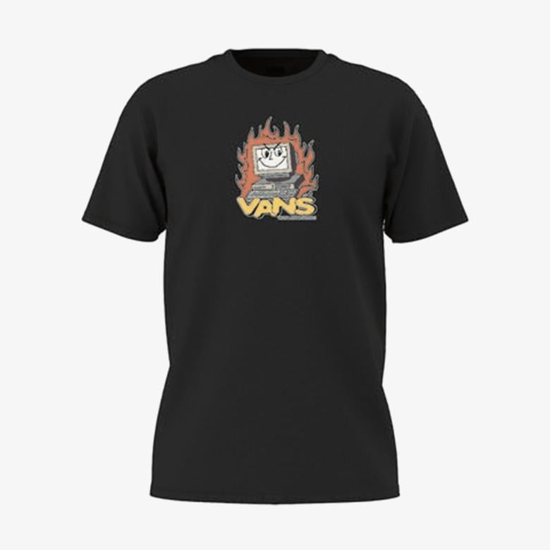 Vans Computer Service Çocuk Siyah T-Shirt