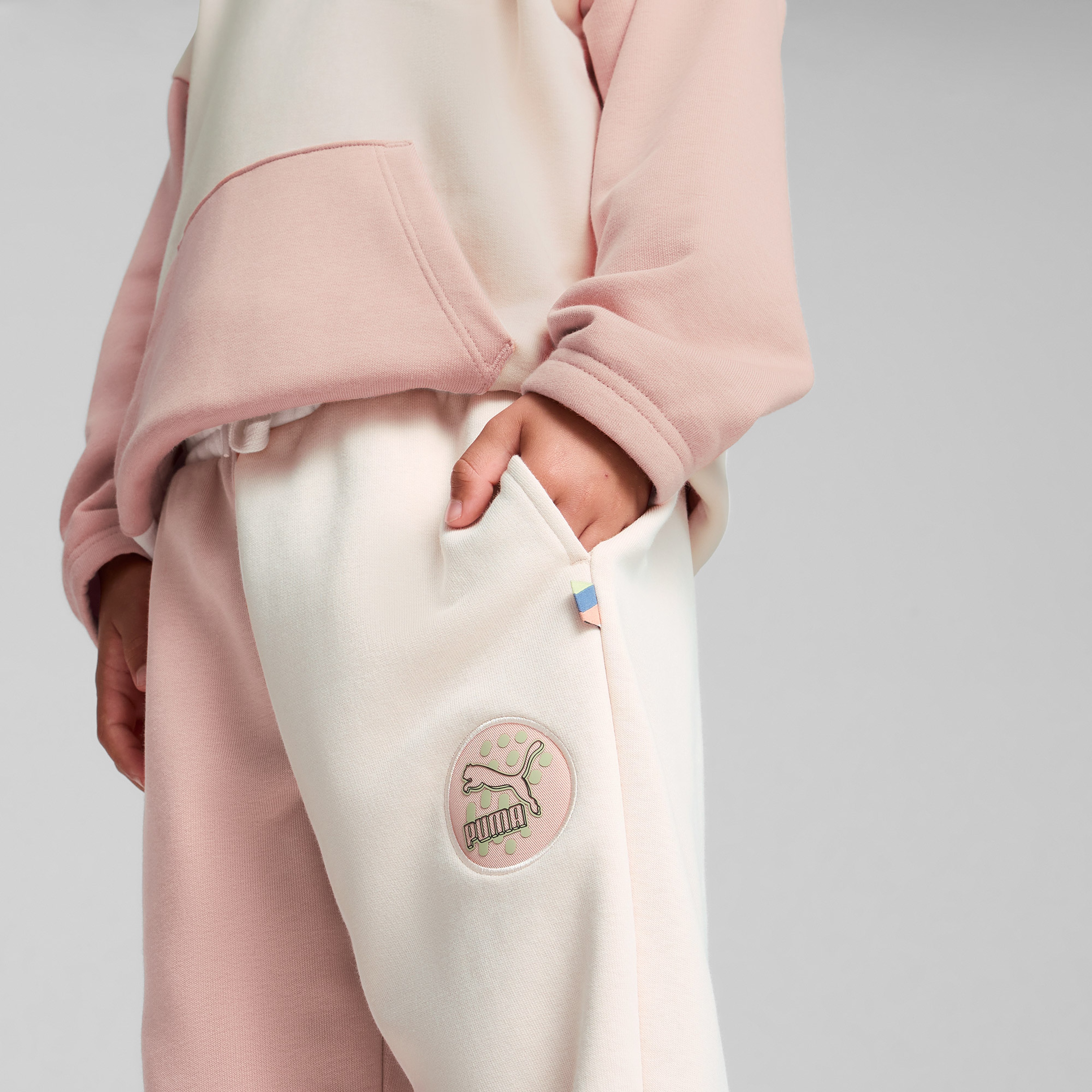 Puma Classıcs Fc Çocuk Pembe Eşofman Altı