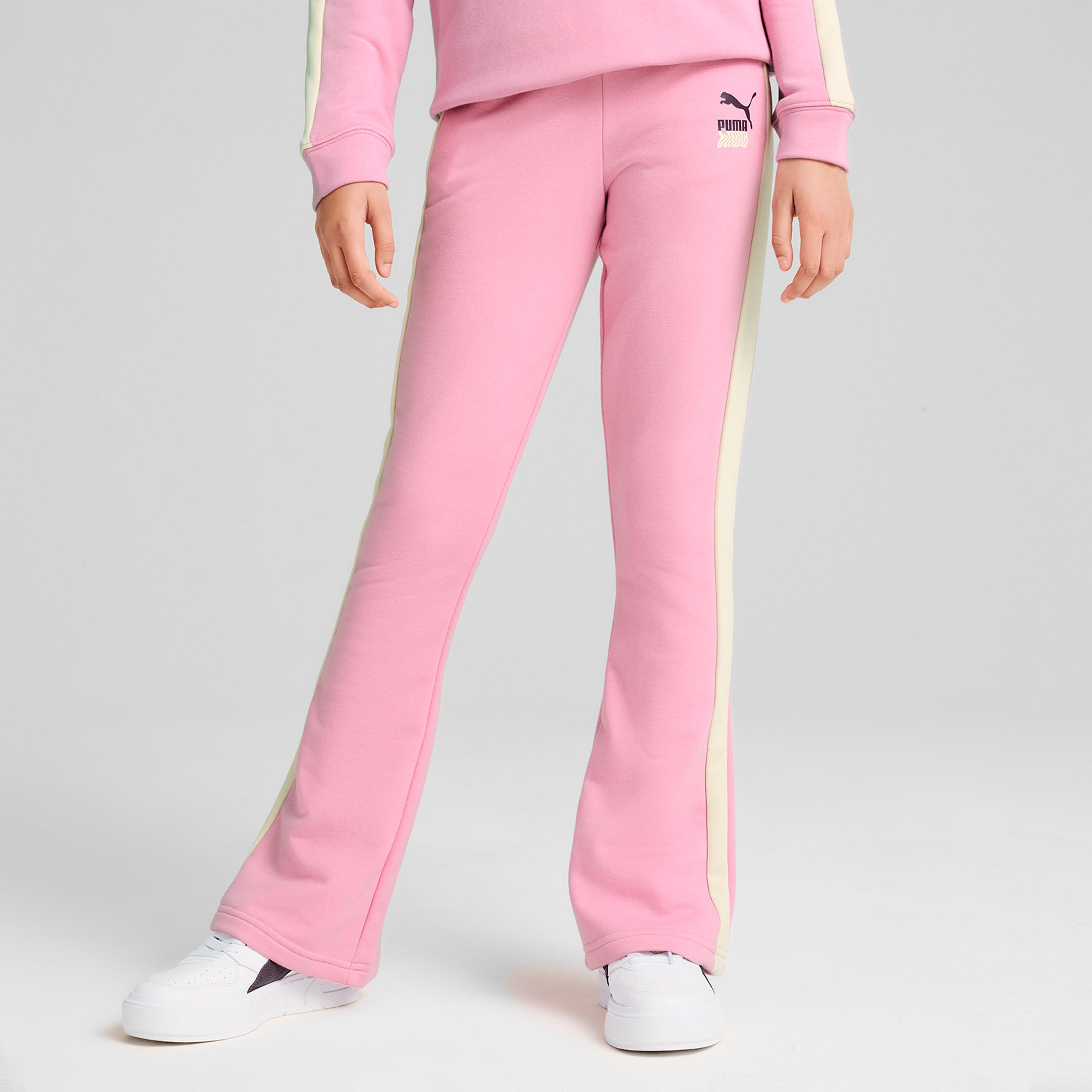 Puma Lavaland Bol Paça Çocuk Pembe Eşofman Altı