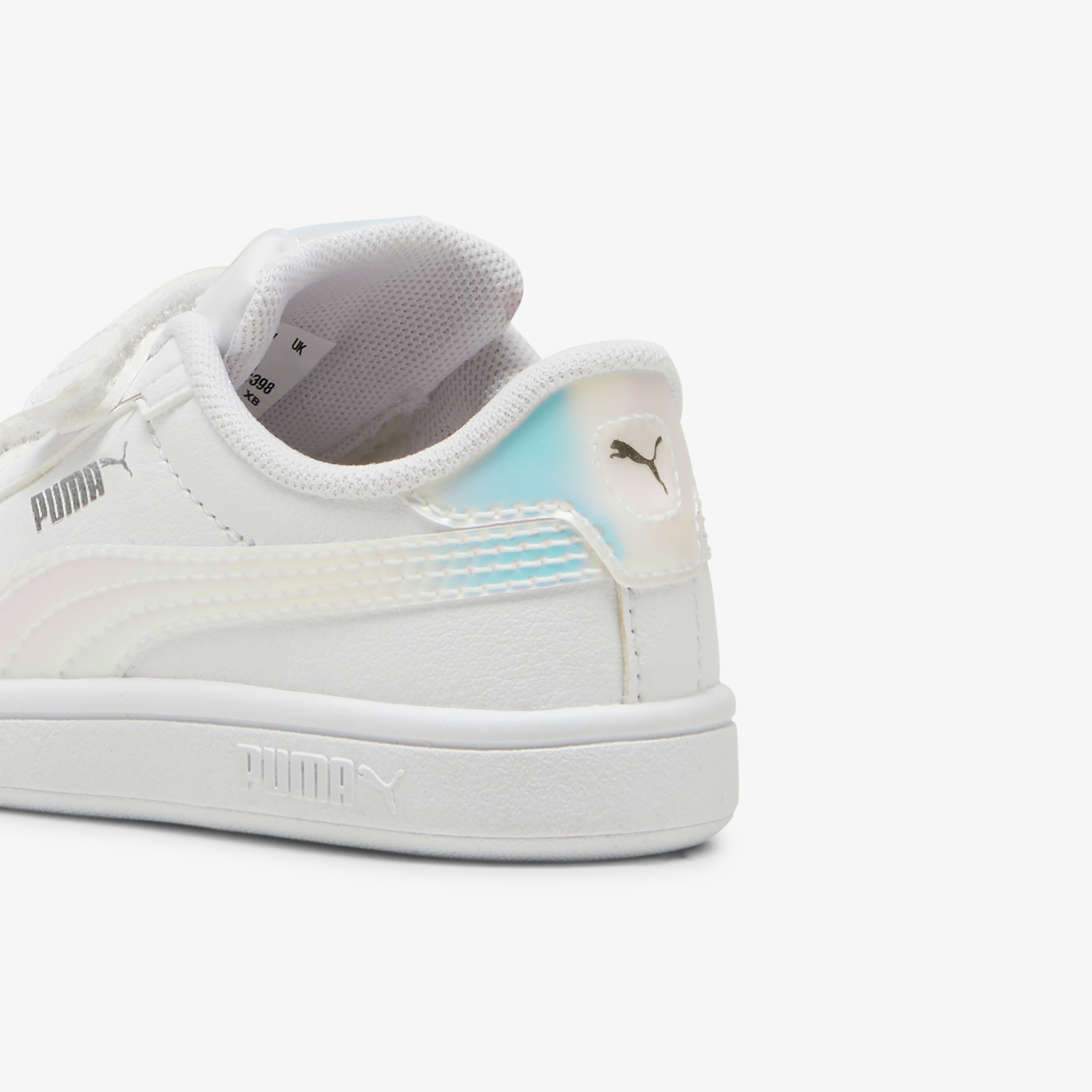 Puma Smash 3.0 Holo 2.0 Bebek Beyaz Spor Ayakkabı