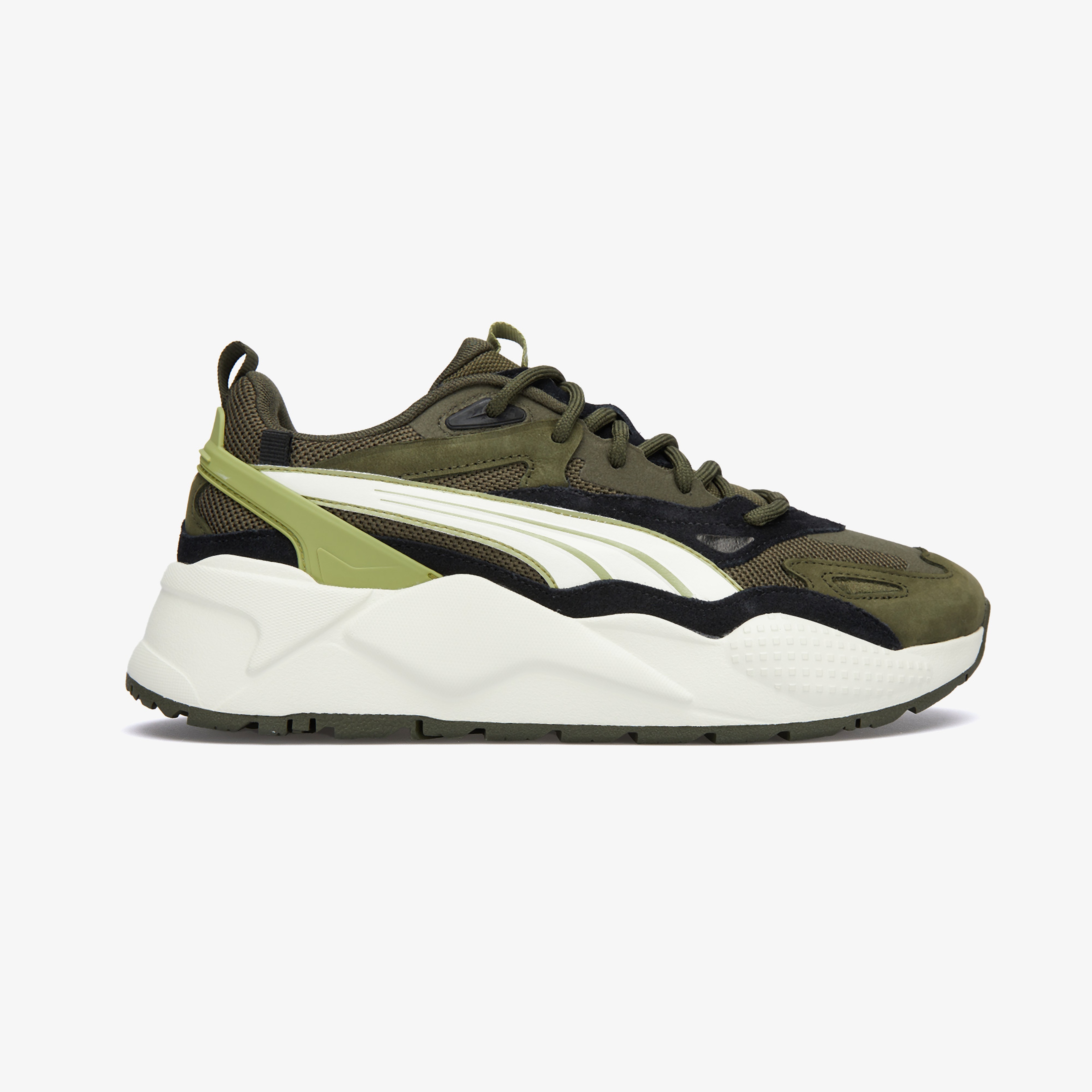 Puma Rs-X Efekt PRM Erkek Haki Beyaz Spor Ayakkabı