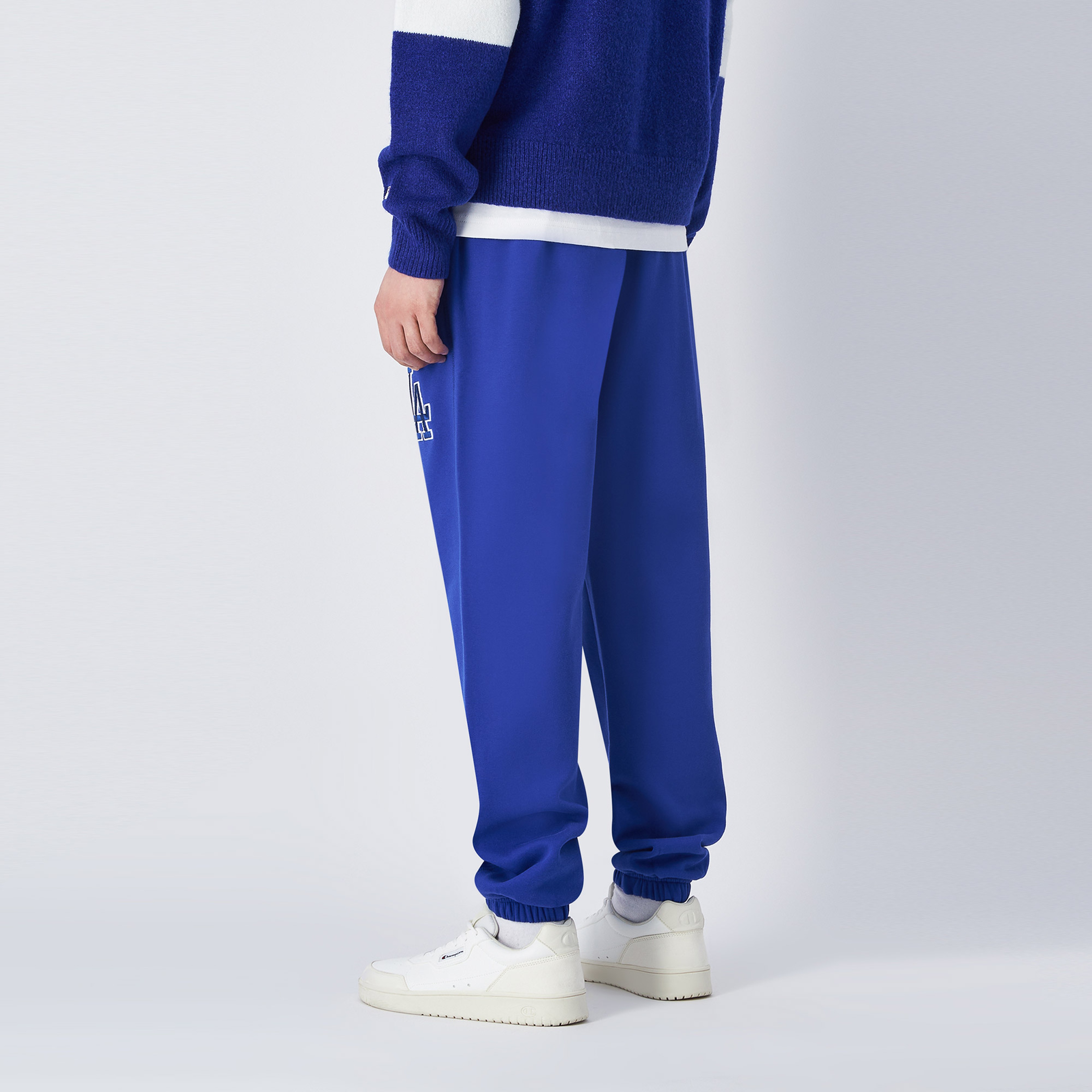 Champion Elastic Cuff Erkek Mavi Eşofman Altı