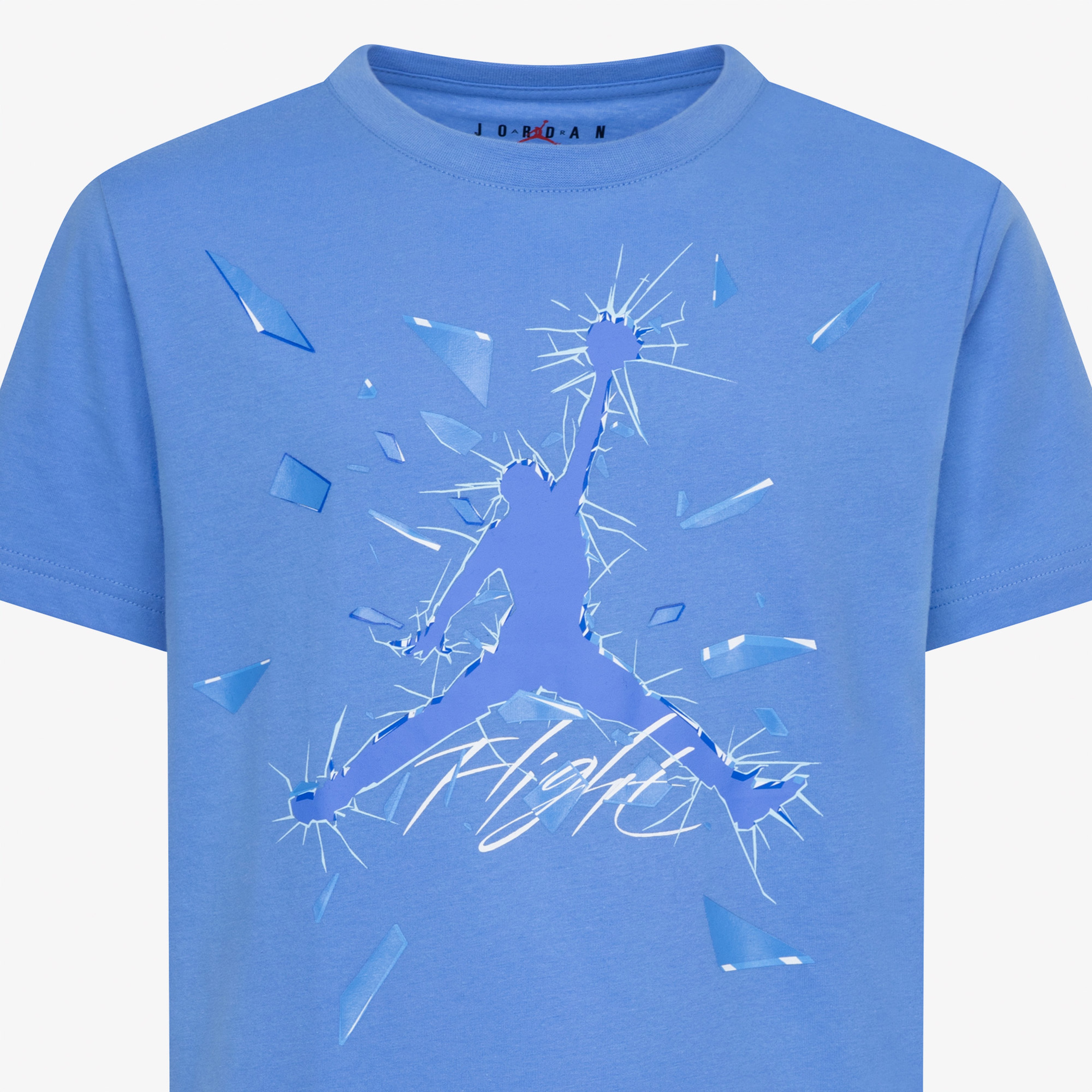 Jordan Jdb Shattered Glass Jumpman Çocuk Mavi T-Shirt