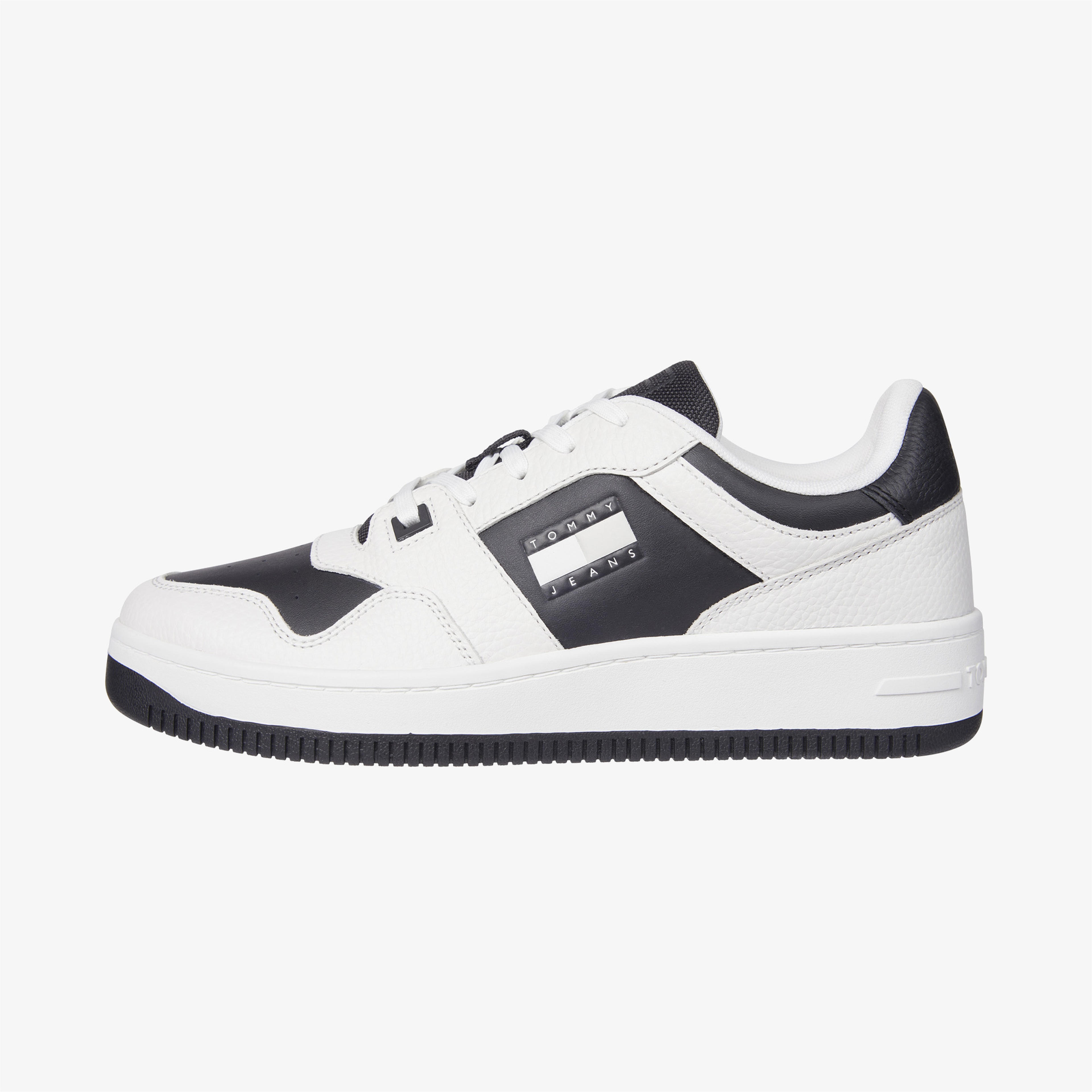 Tommy Hilfiger Tjm Retro Basket Cupsole Tumble Erkek Beyaz Spor Ayakkabı