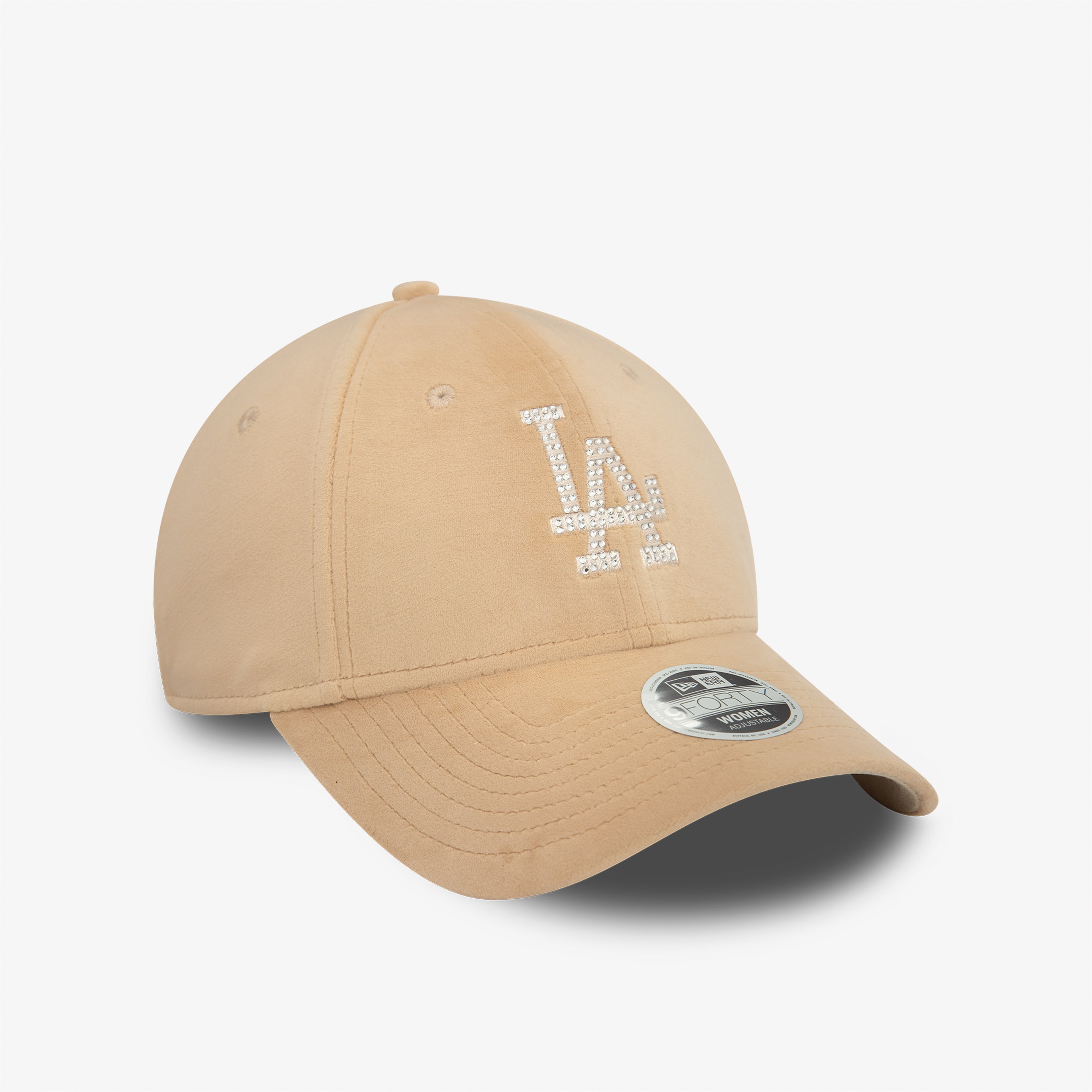 New Era Velour Diamante 9Forty Losdod Kadın Bej Şapka
