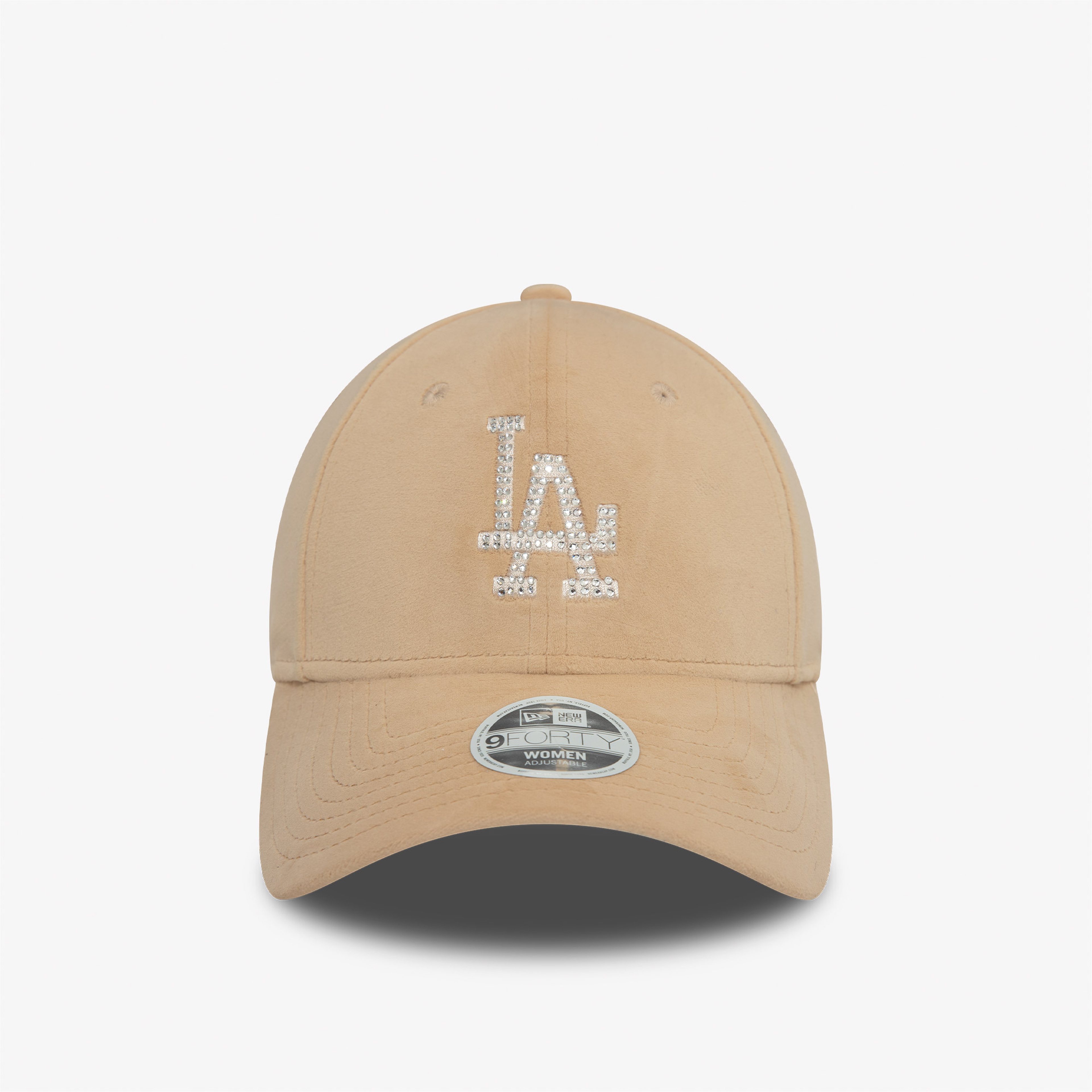 New Era Velour Diamante 9Forty Losdod Kadın Bej Şapka