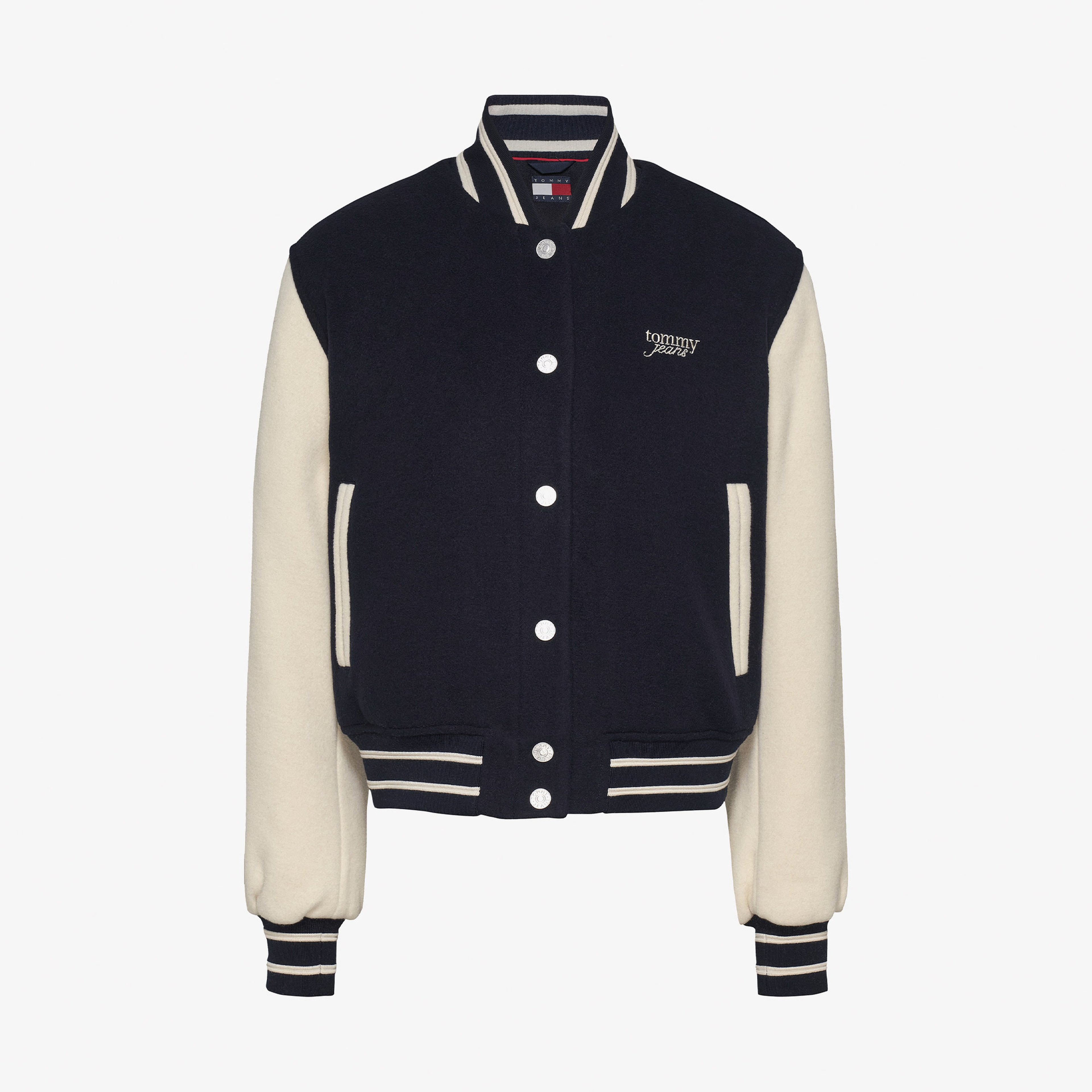 Tommy Hilfiger Tjw Wool Varsity Ext Kadın Mavi Ceket