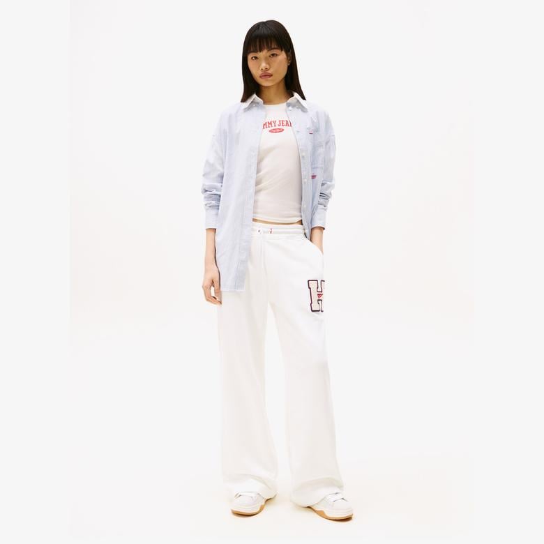 Tommy Hilfiger Tjw H Graphic Sweat Kadın Beyaz Eşofman Altı