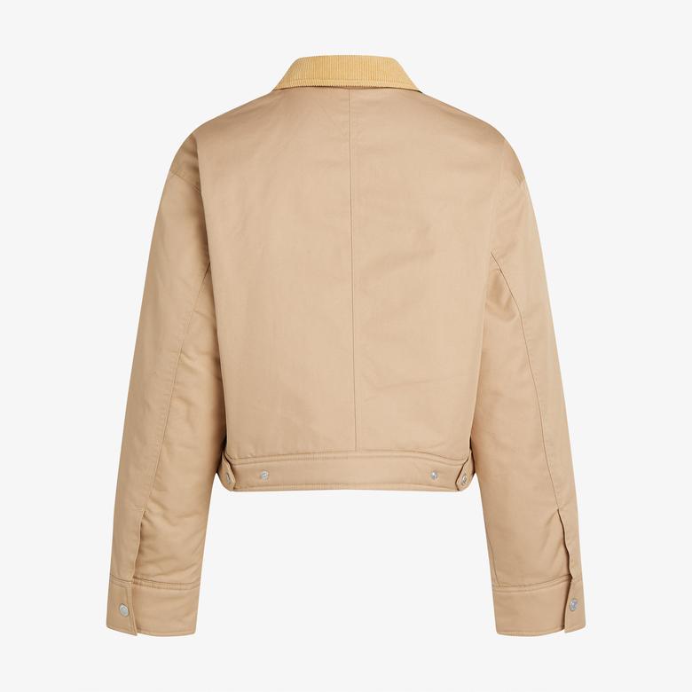 Tommy Hilfiger Tjw Twill With Cord Kadın Kahverengi Ceket