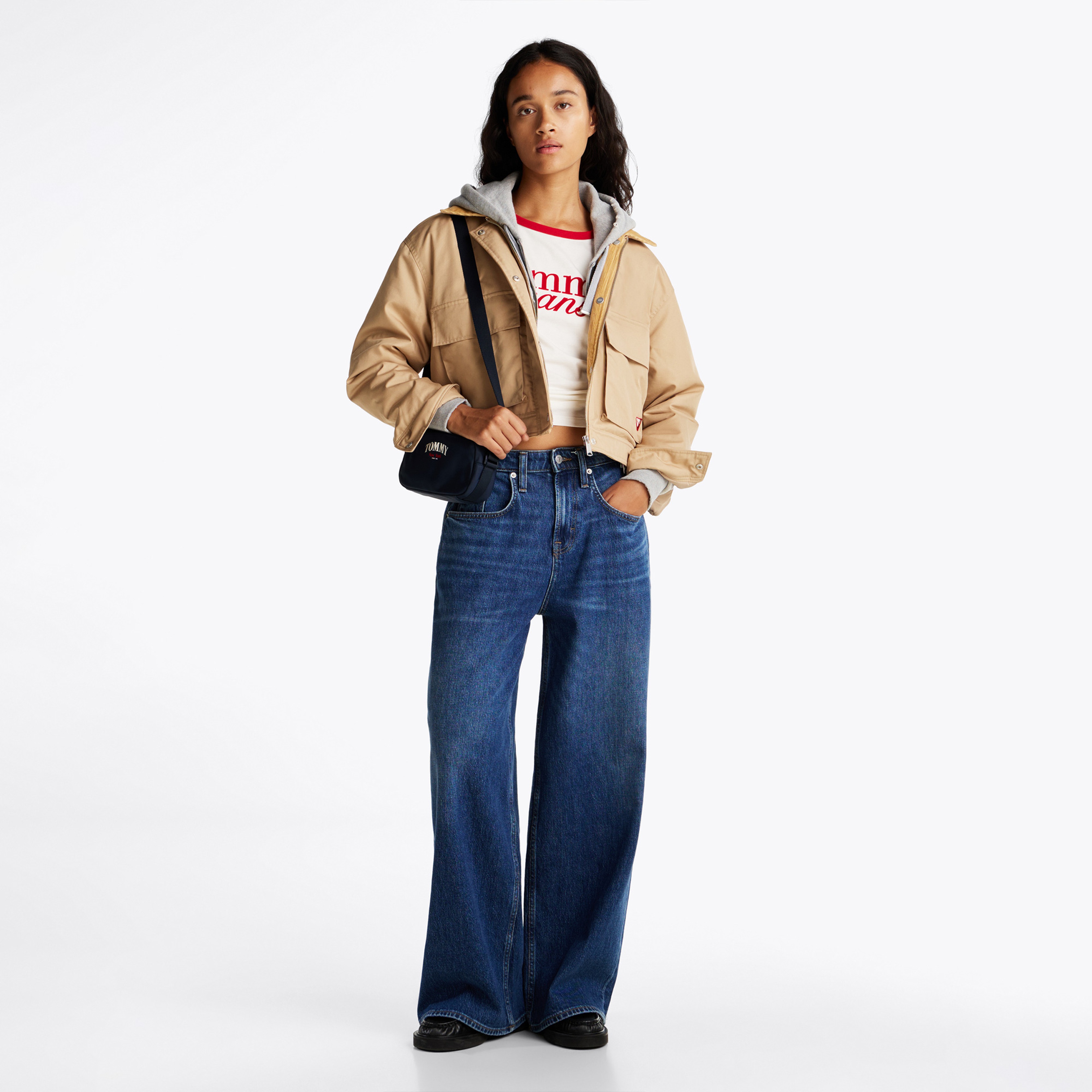 Tommy Hilfiger Tjw Twill With Cord Kadın Kahverengi Ceket