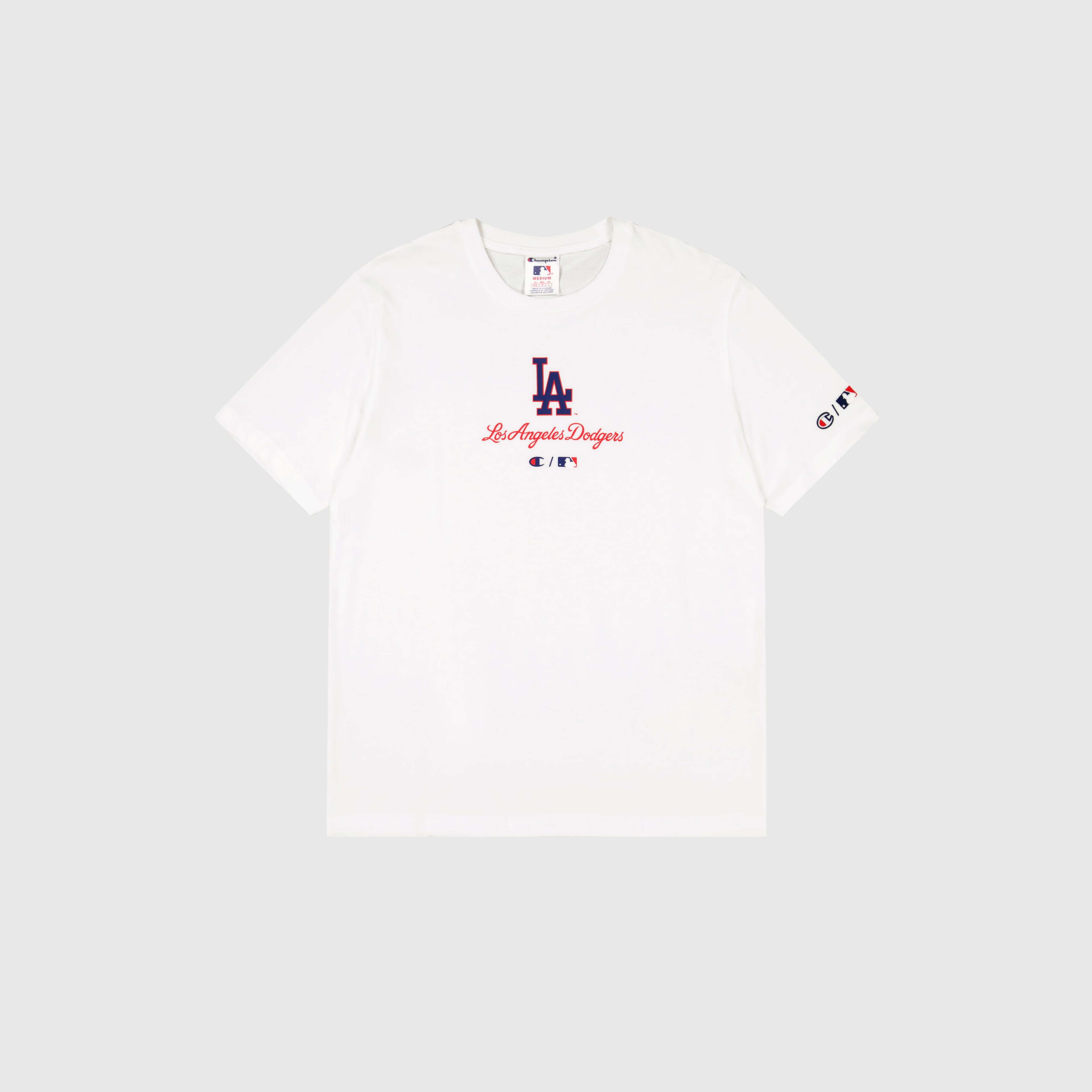 Champion Crewneck Erkek Beyaz T-Shirt