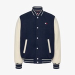 Tommy Hilfiger Tjm Wool Blend Varsity Ext Erkek Mavi Ceket